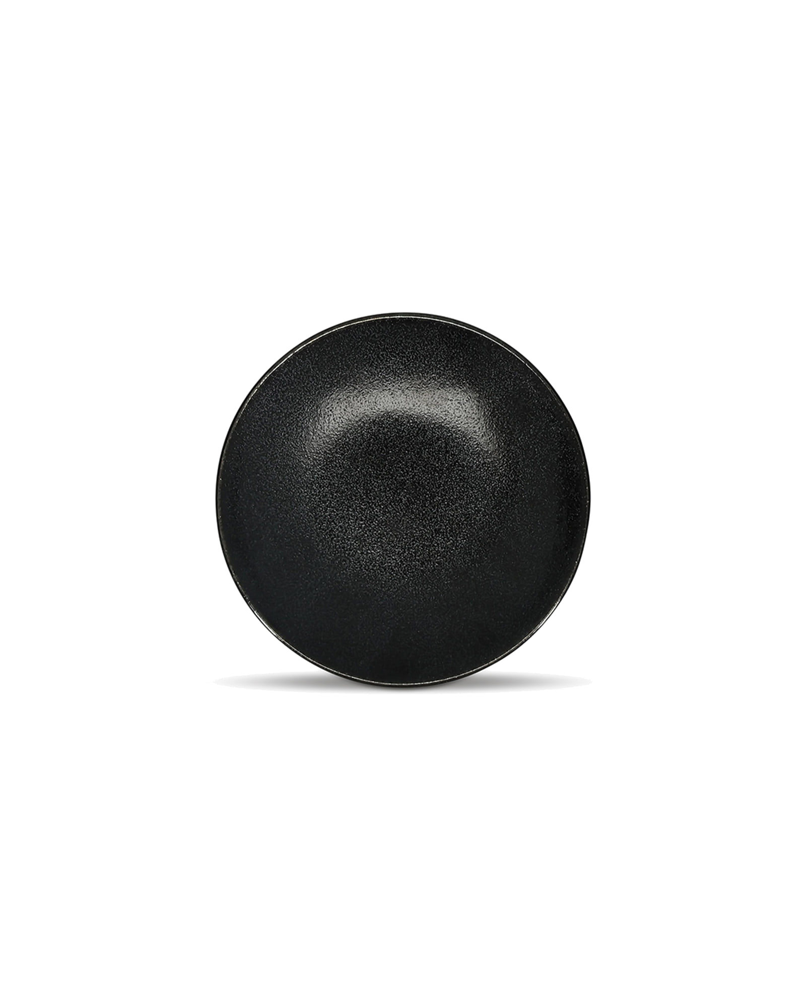 Ovio Teller aus Porzellan, Schwarz, Ø 16 cm, Ansicht 1
