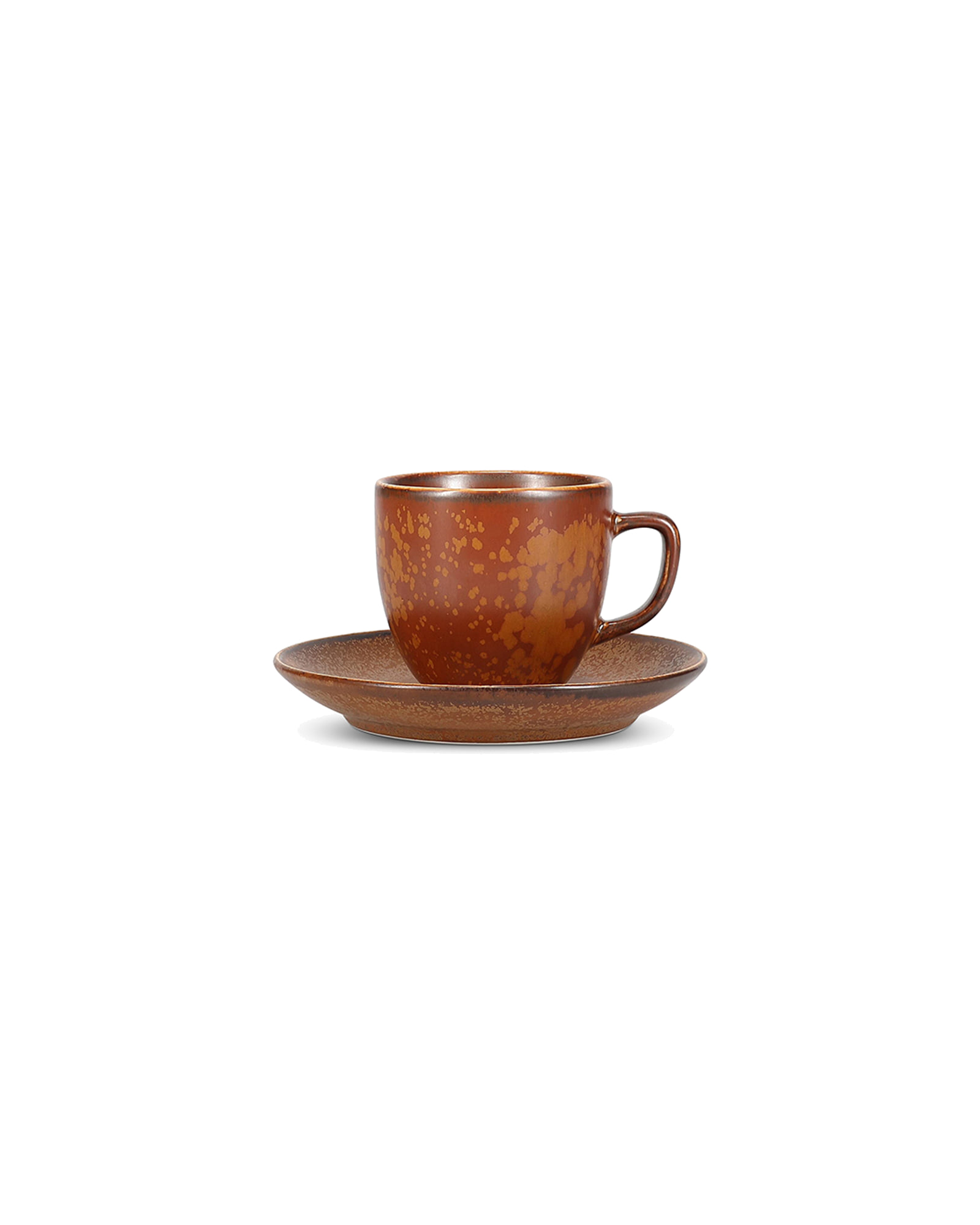 Ovio Untertasse aus Porzellan, Dunkelbraun, Ø 14 cm, Ansicht 3
