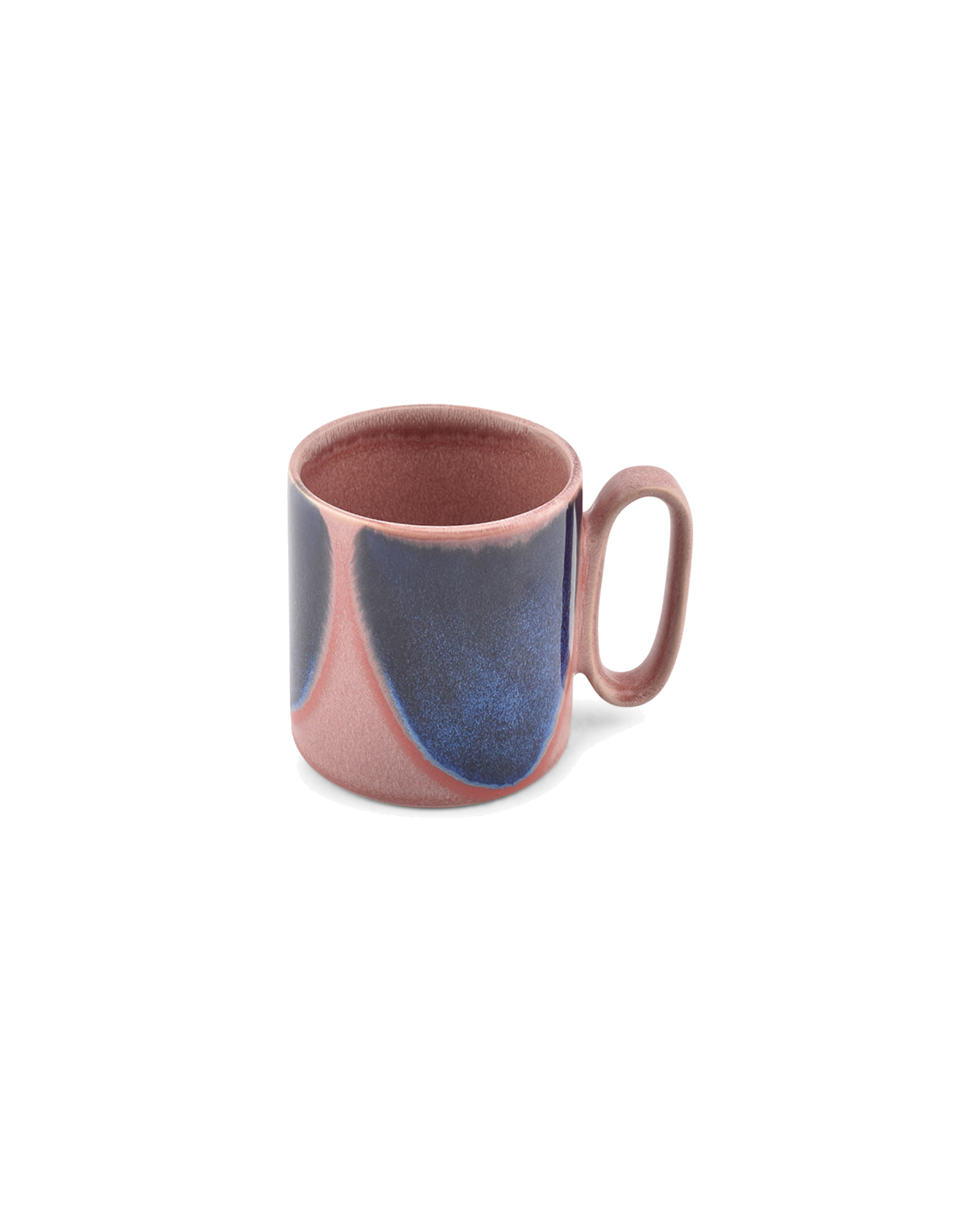 Paint Becher aus Steinzeug, Rosa/Blau, 390 ml, Ansicht 2