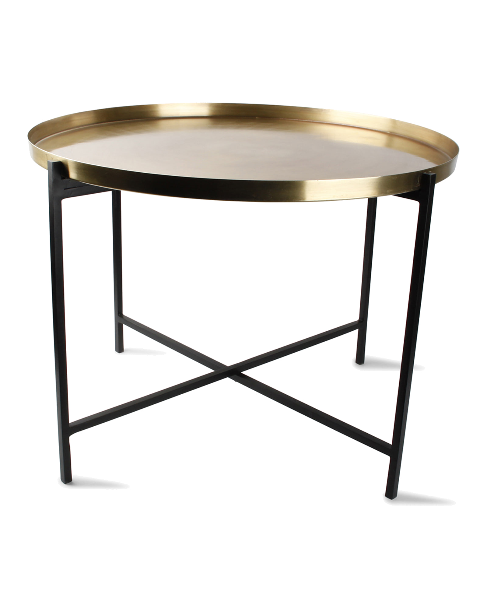 Patio Beistelltisch aus Eisen, brushed Gold, Ansicht 3