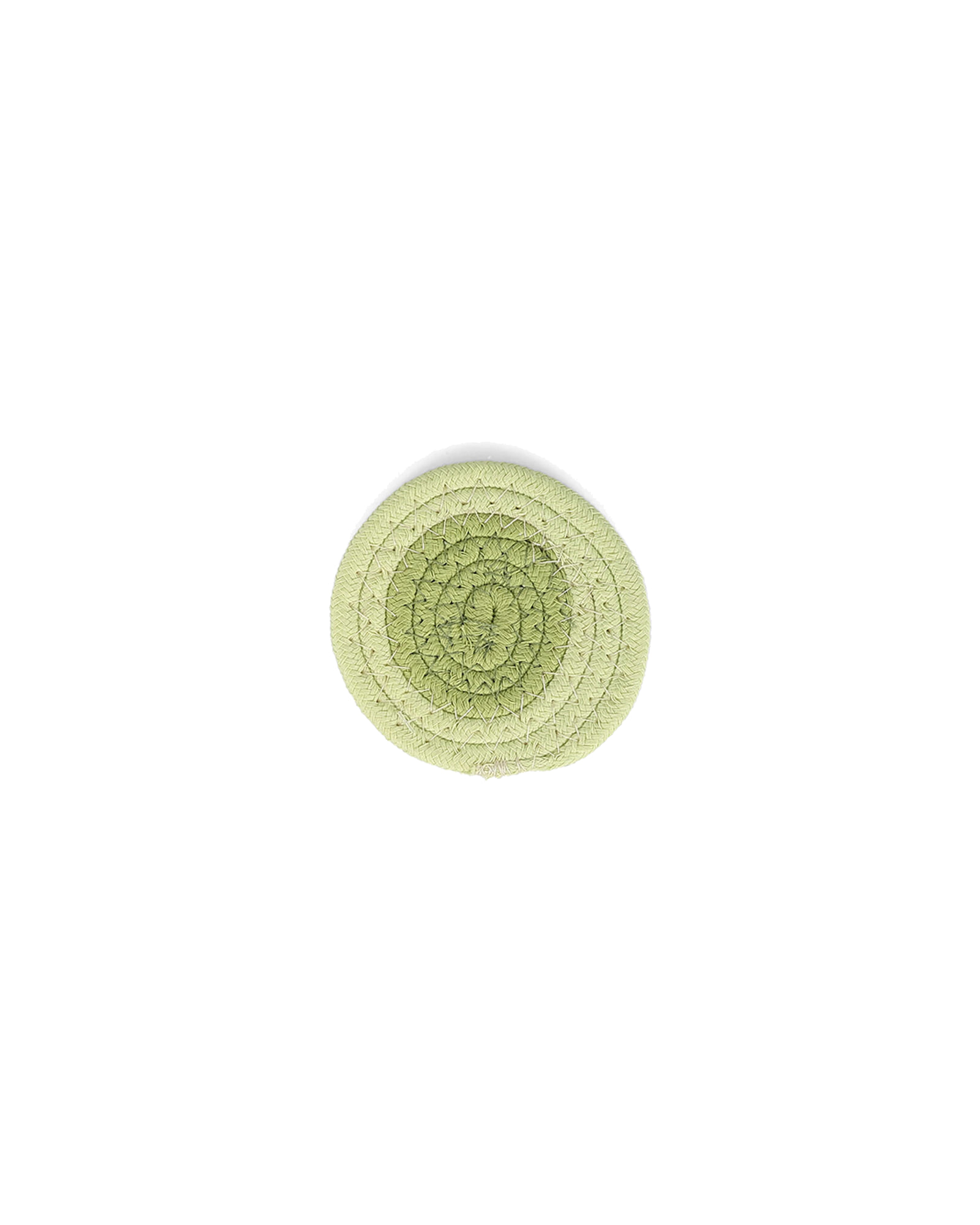 Piff Untersetzer aus Baumwolle, Pistaziengrün, Ø 10 cm