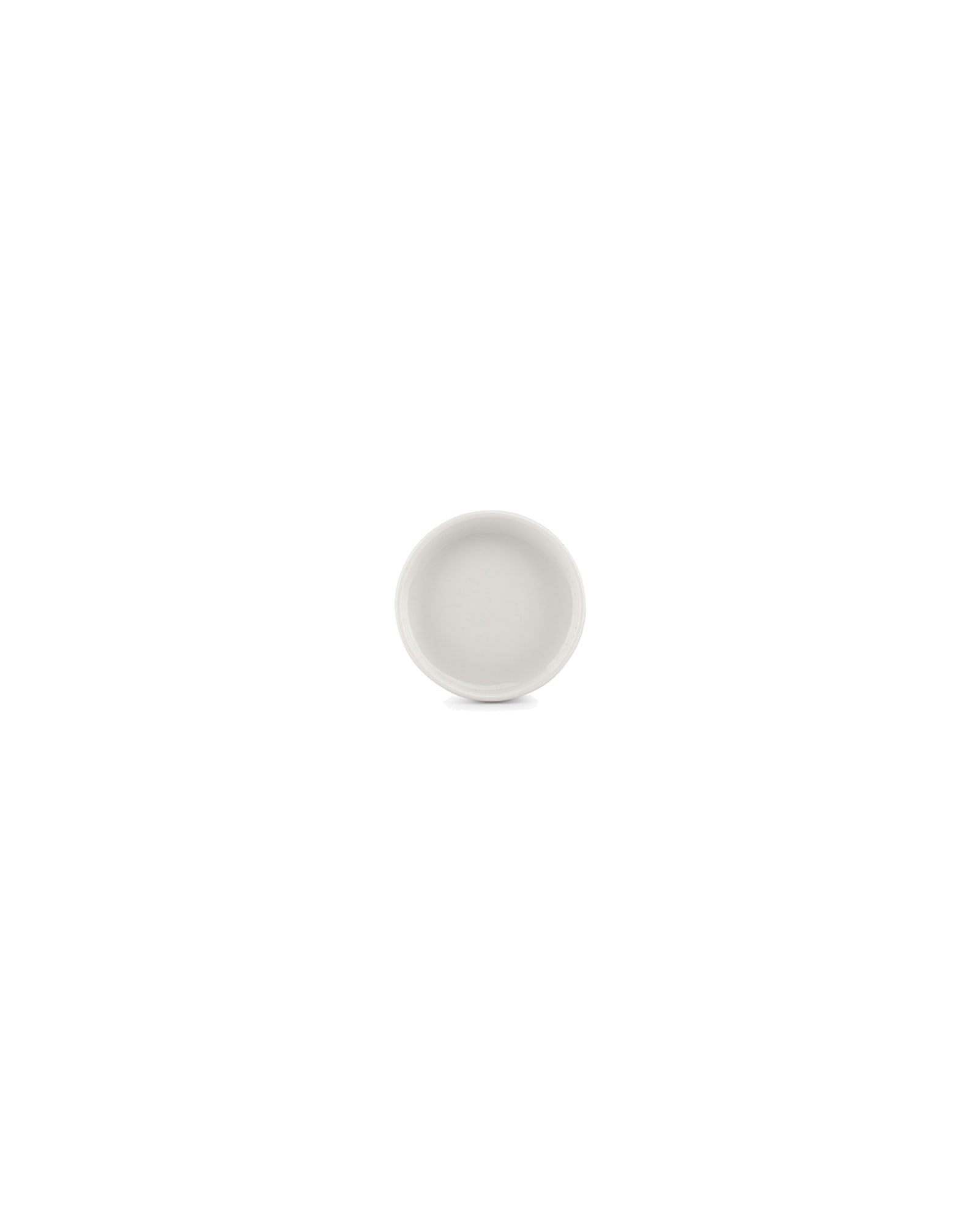 Pila Teller aus Porzellan, Weiß, Ø 9 cm, H 2 cm