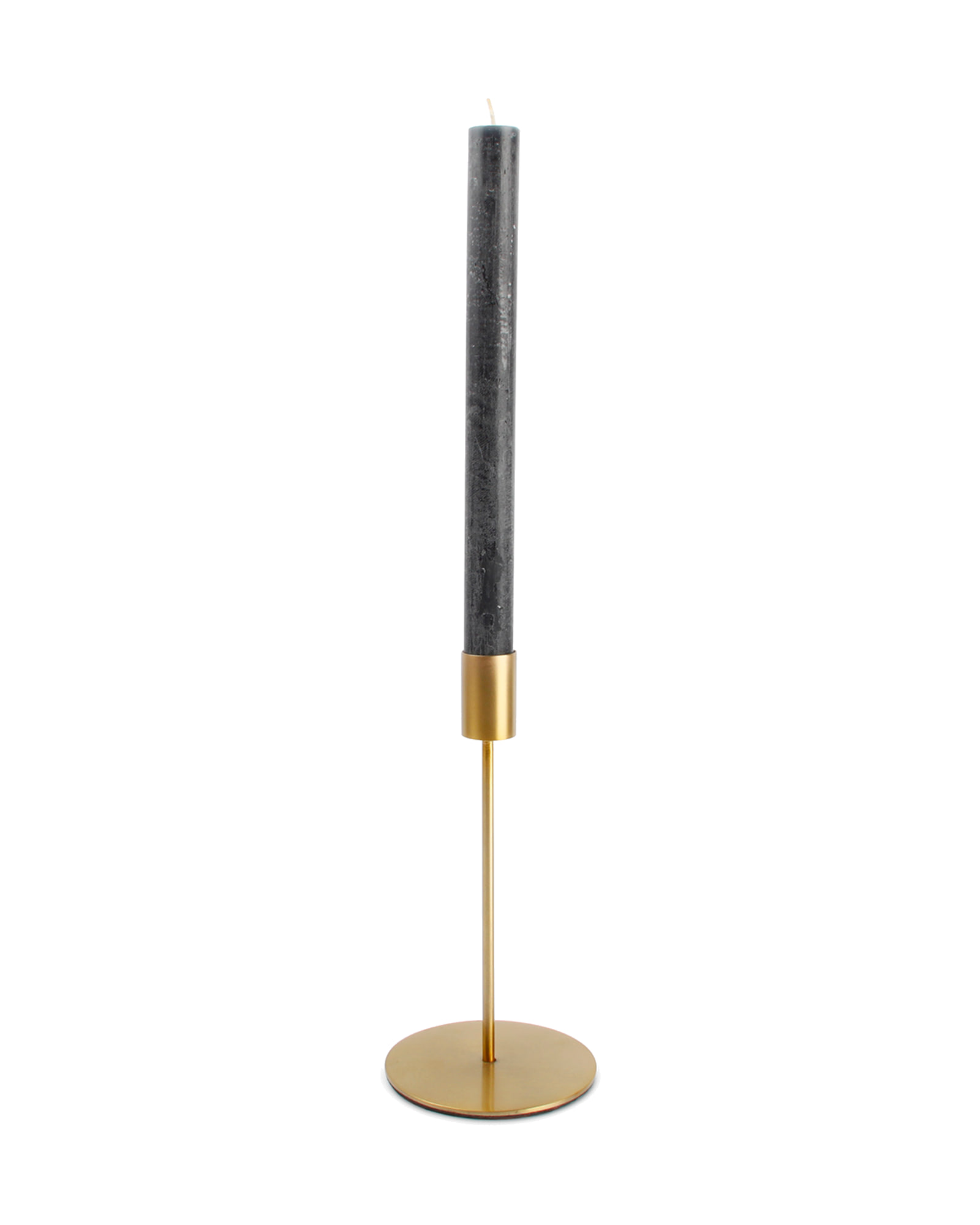 Pillar Kerzenhalter aus Metall, Metall Gold, Ø 10 cm, H 20 cm, Ansicht 2