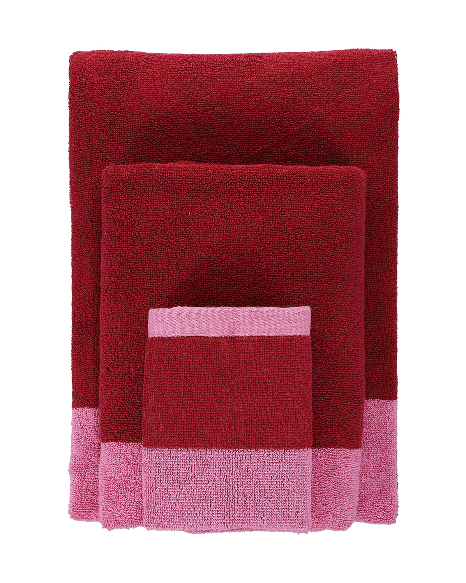 Pixie Badetuch aus Baumwolle, Zartrosa, 70 × 140 cm, Ansicht 5
