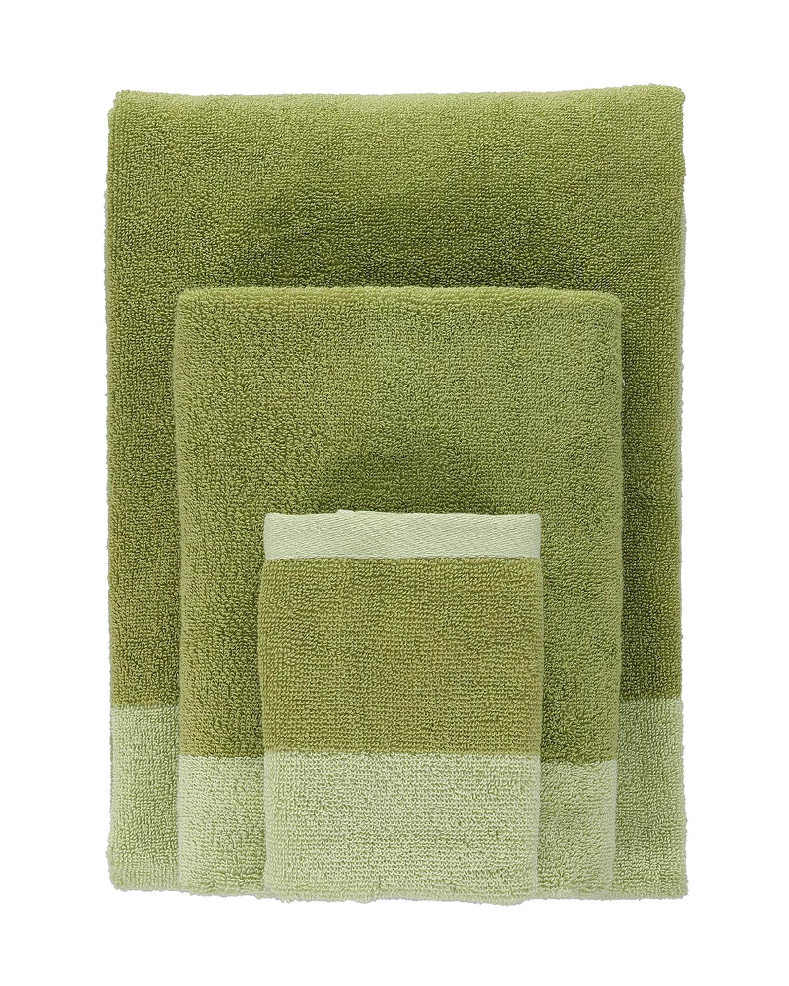 Pixie Badetuch aus Baumwolle, Pistaziengrün, 50 × 100 cm, Ansicht 5