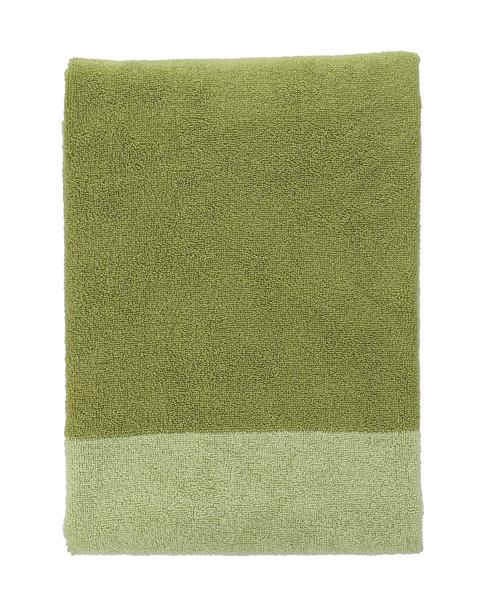 Pixie Badetuch aus Baumwolle, Pistaziengrün, 70 × 140 cm, Ansicht 1