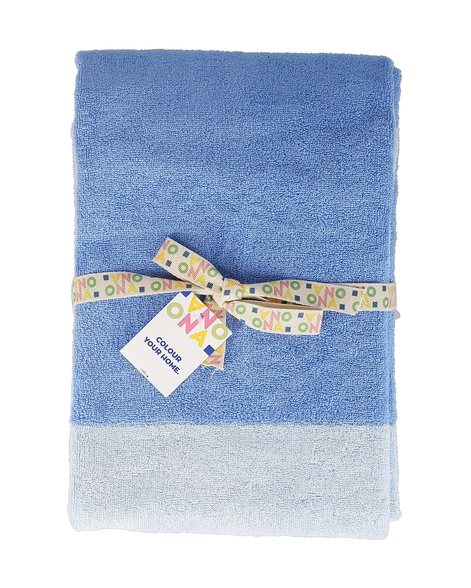 Pixie Badetuch aus Baumwolle, Ozeanblau, 70 × 140 cm, Ansicht 4
