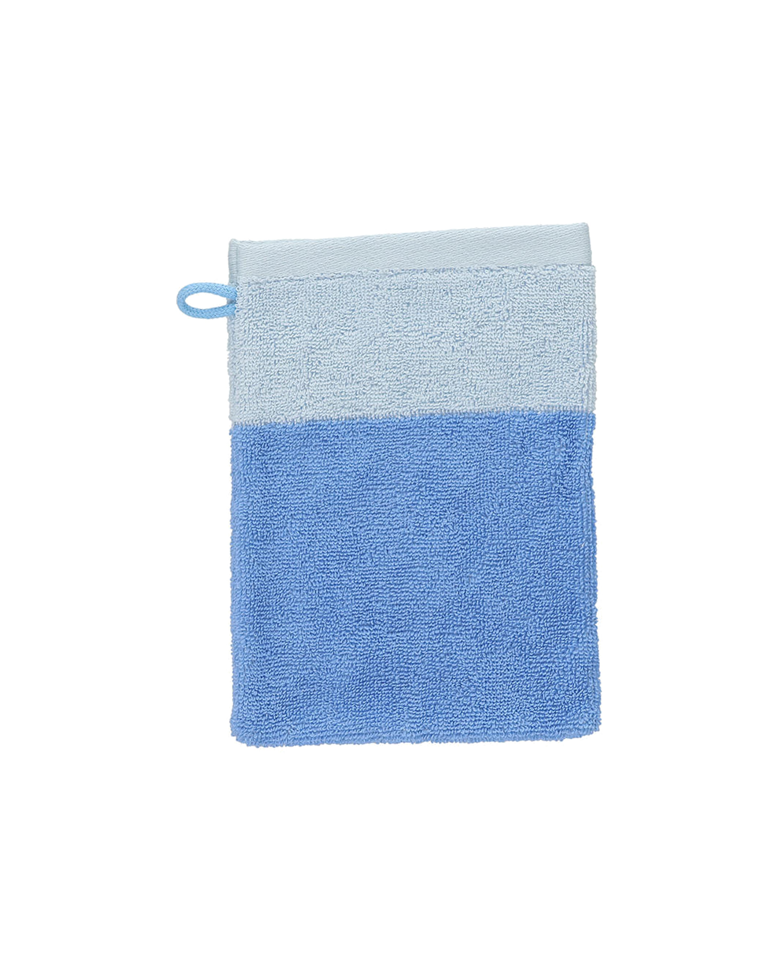 Pixie Waschhandschuh aus Baumwolle, Ozeanblau, 15 × 21 cm, Ansicht 1