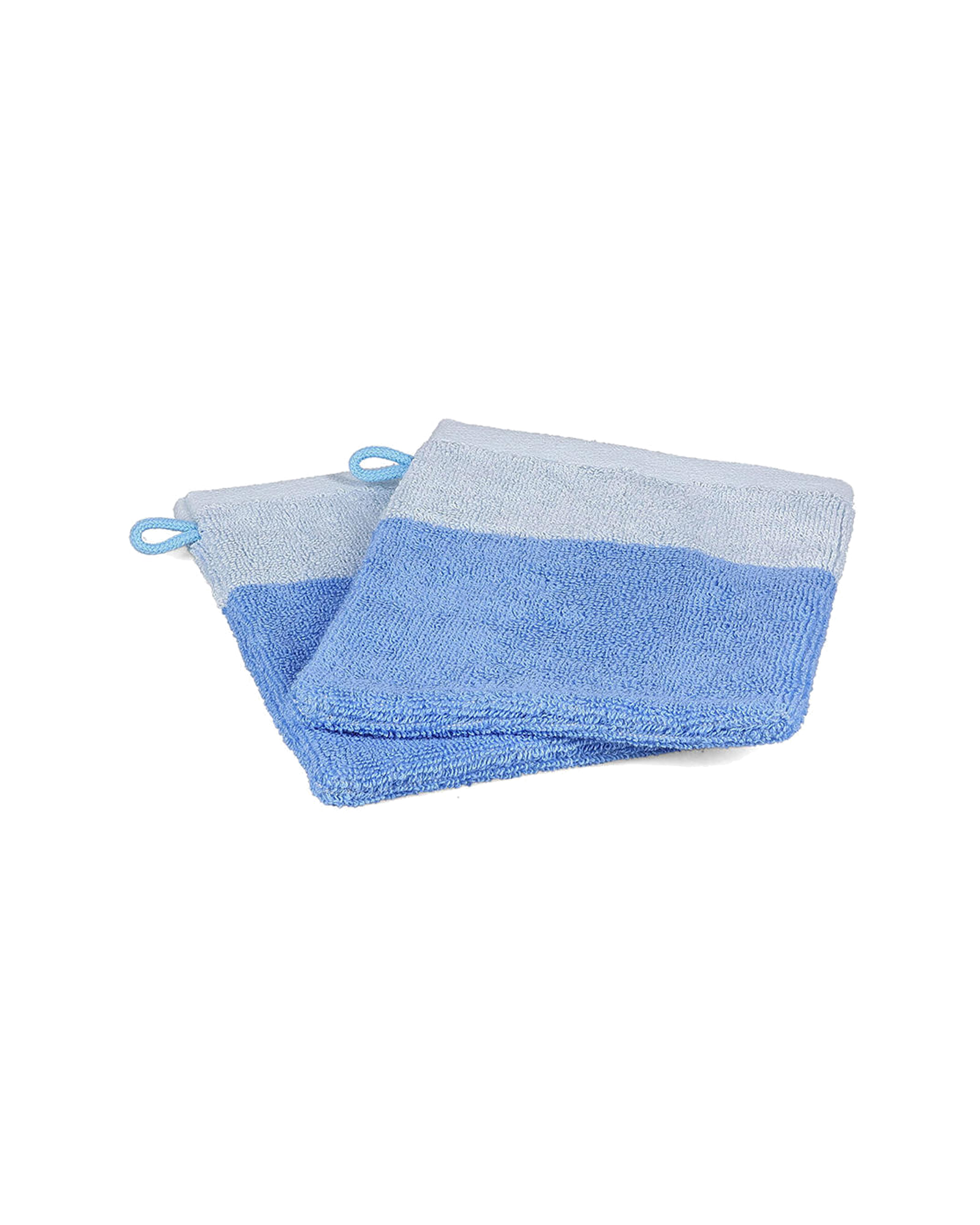 Pixie Waschhandschuh aus Baumwolle, Ozeanblau, 15 × 21 cm, Ansicht 2