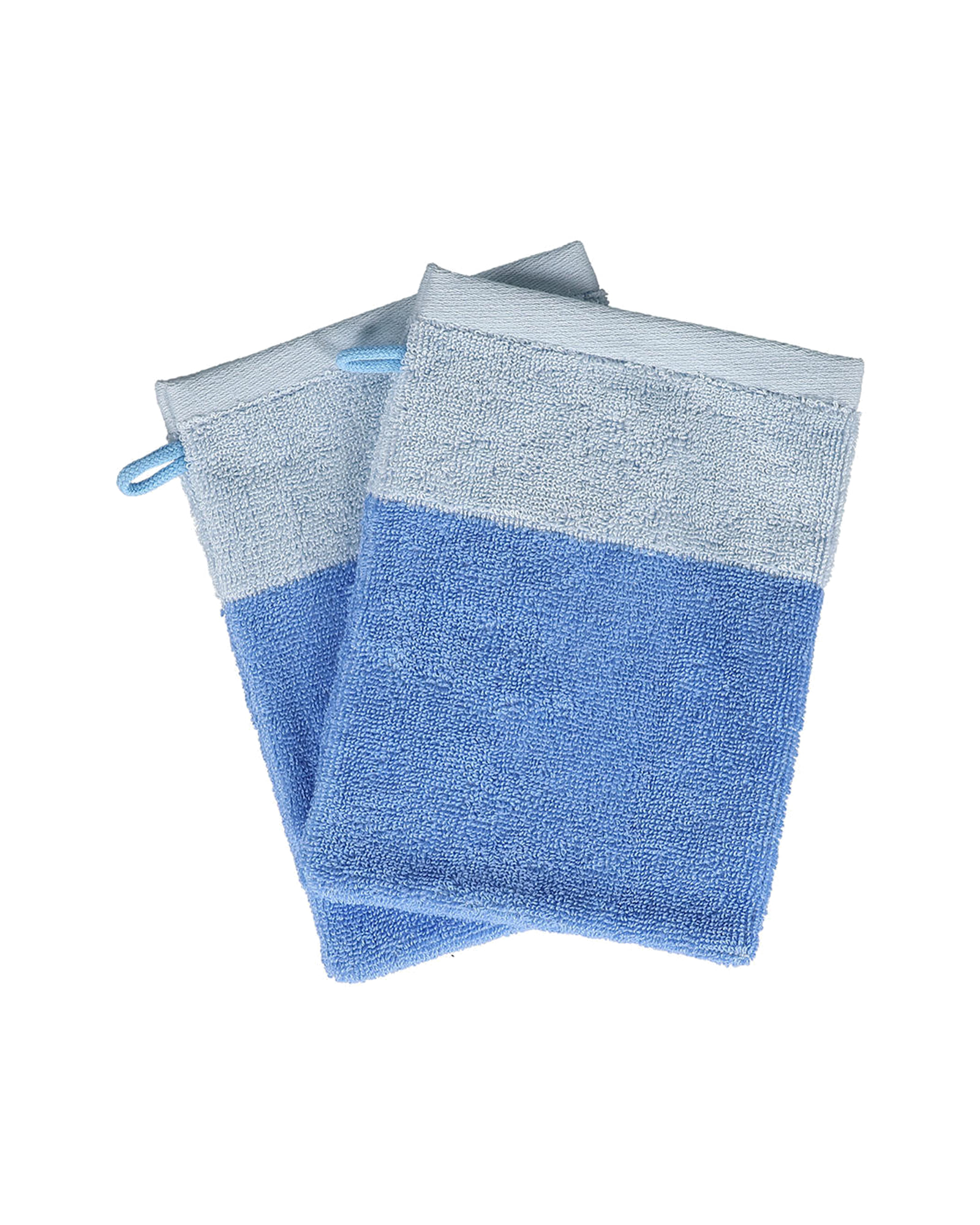 Pixie Waschhandschuh aus Baumwolle, Ozeanblau, 15 × 21 cm, Ansicht 3