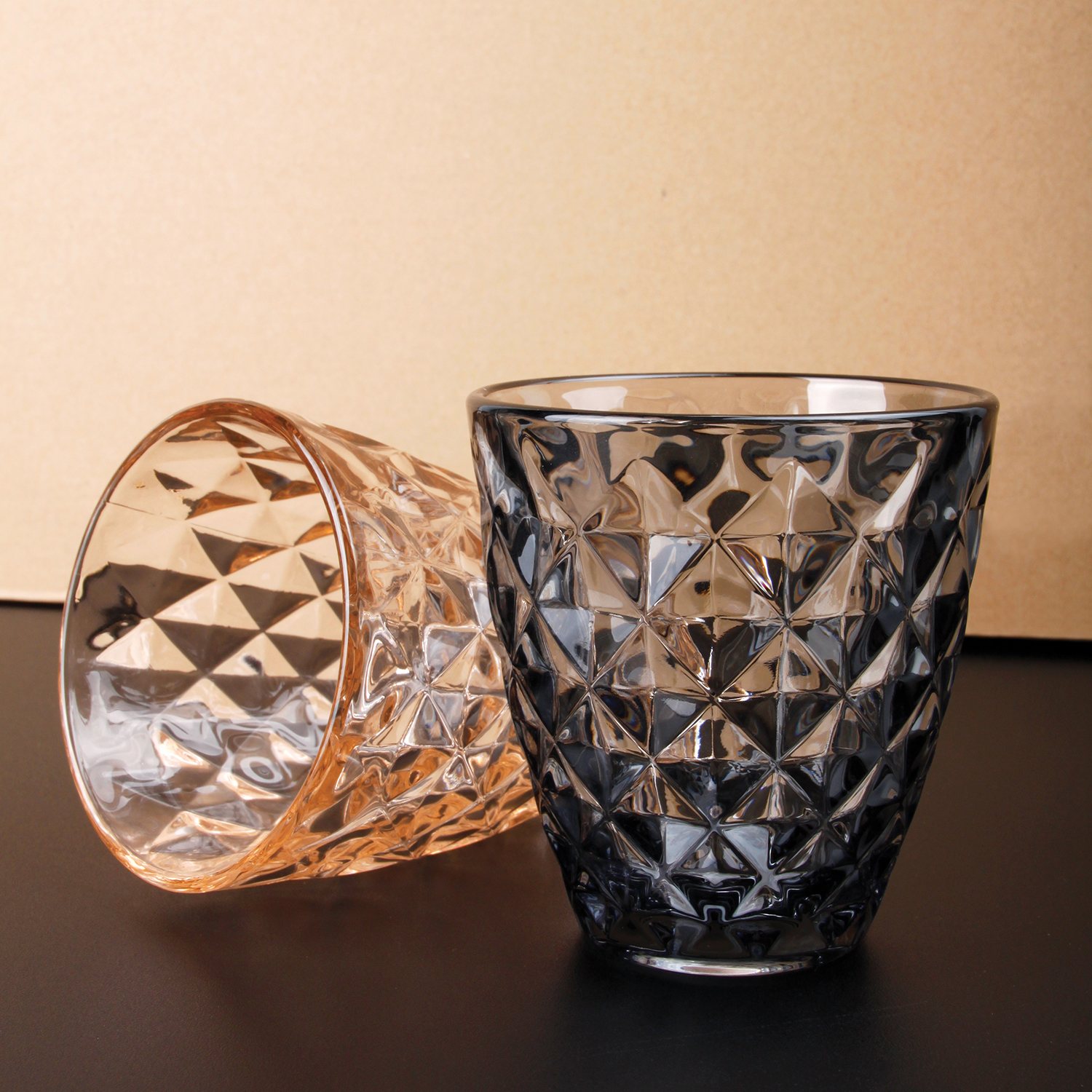 Prisma Trinkglas, Ocker, 220 ml, Ansicht 3