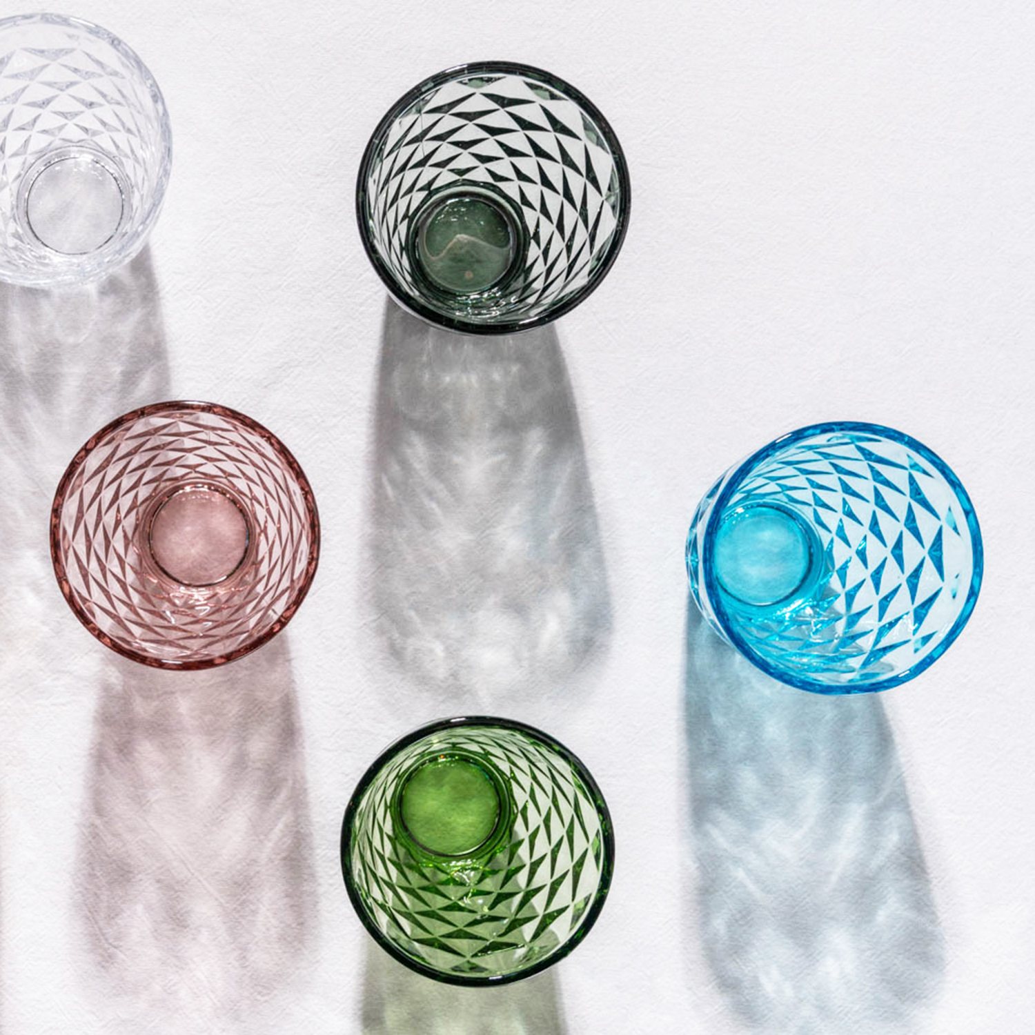 Prisma Trinkglas, Grün, 220 ml, Ansicht 3