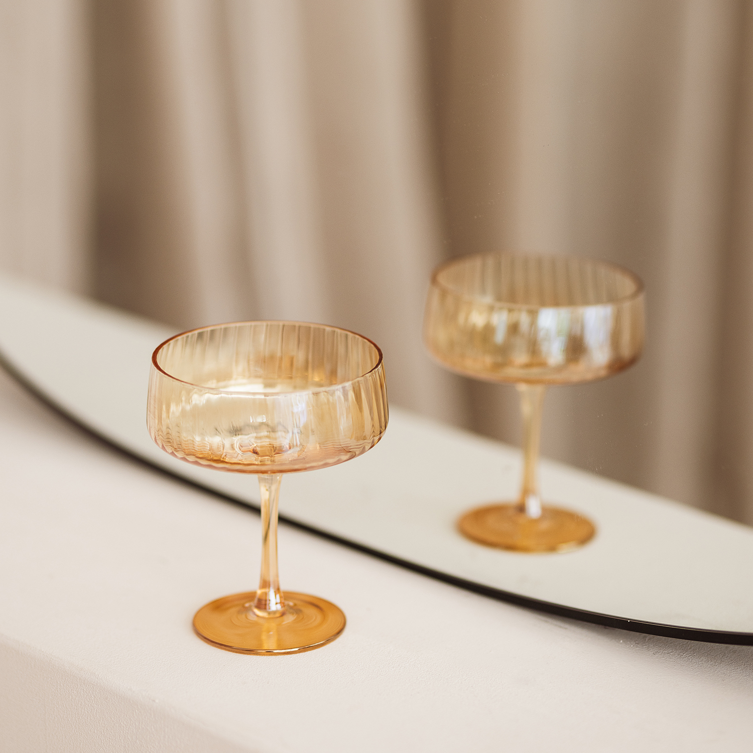 Ray Champagnerglas aus Glas, Coupe Bernstein, 230 ml, Ansicht 2