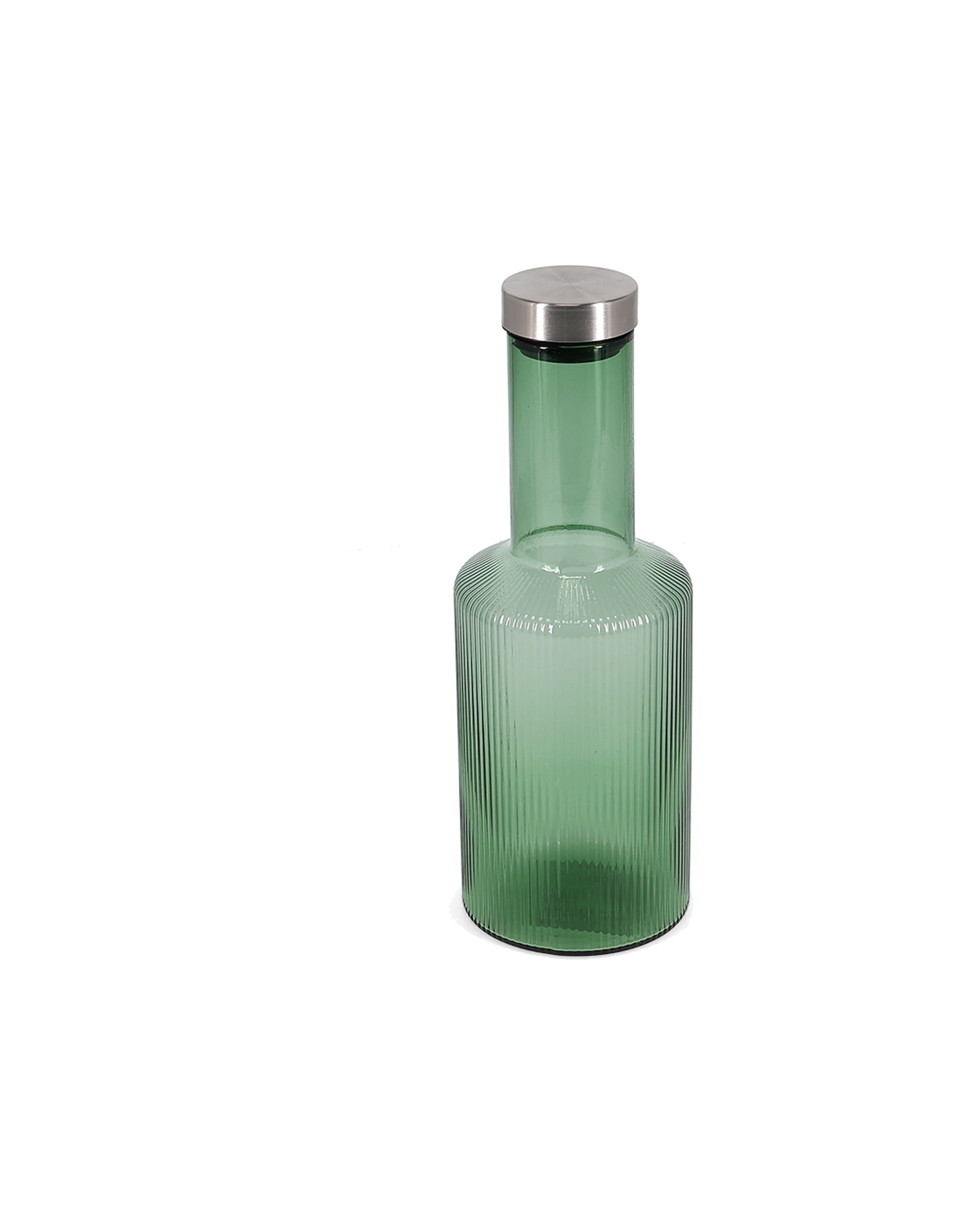 Ray Flasche mit Verschluss aus Glas, Dunkelgrün, 1 l, Ansicht 2