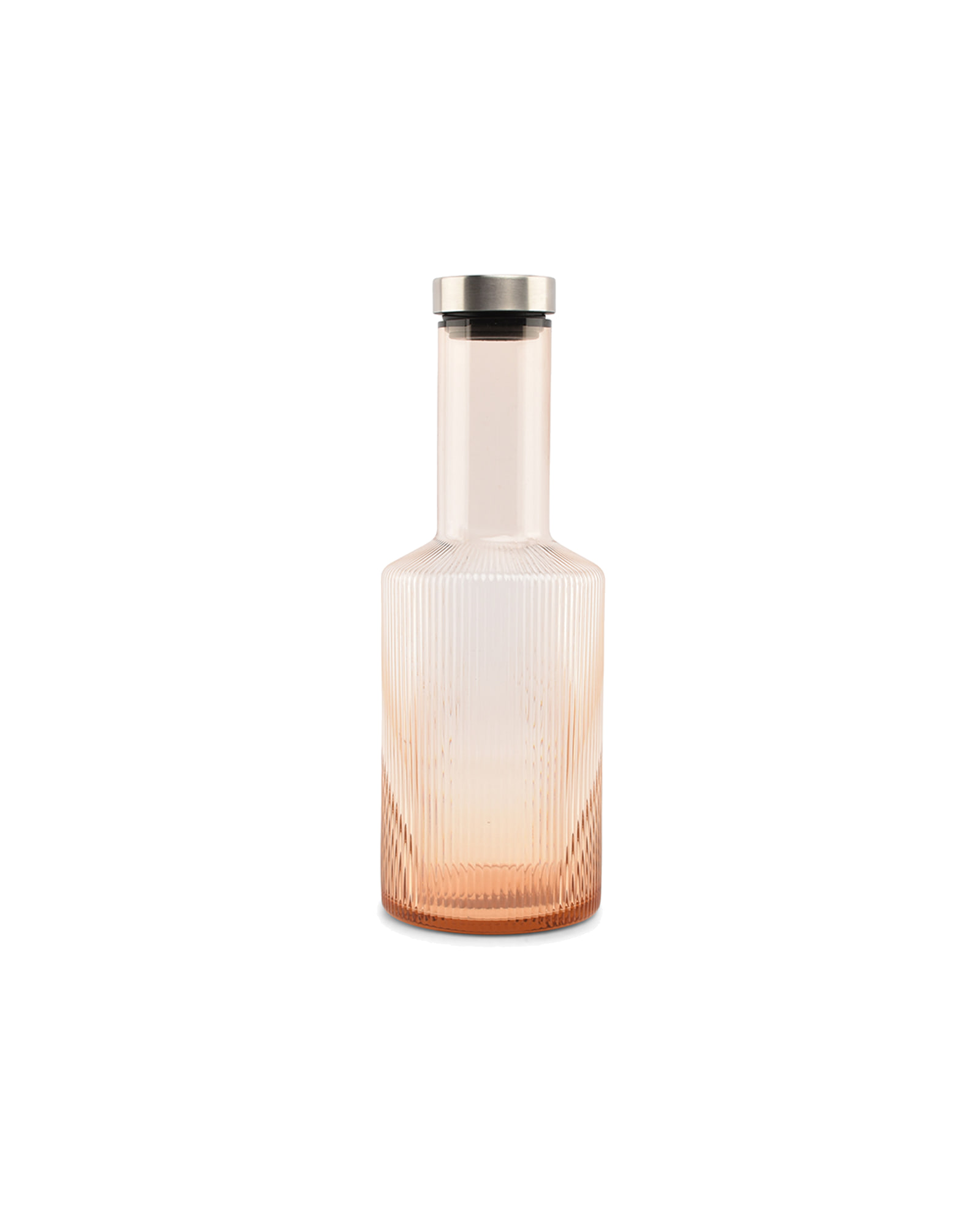 Ray Flasche mit Verschluss aus Glas, Bernstein, 1 l, Ansicht 1