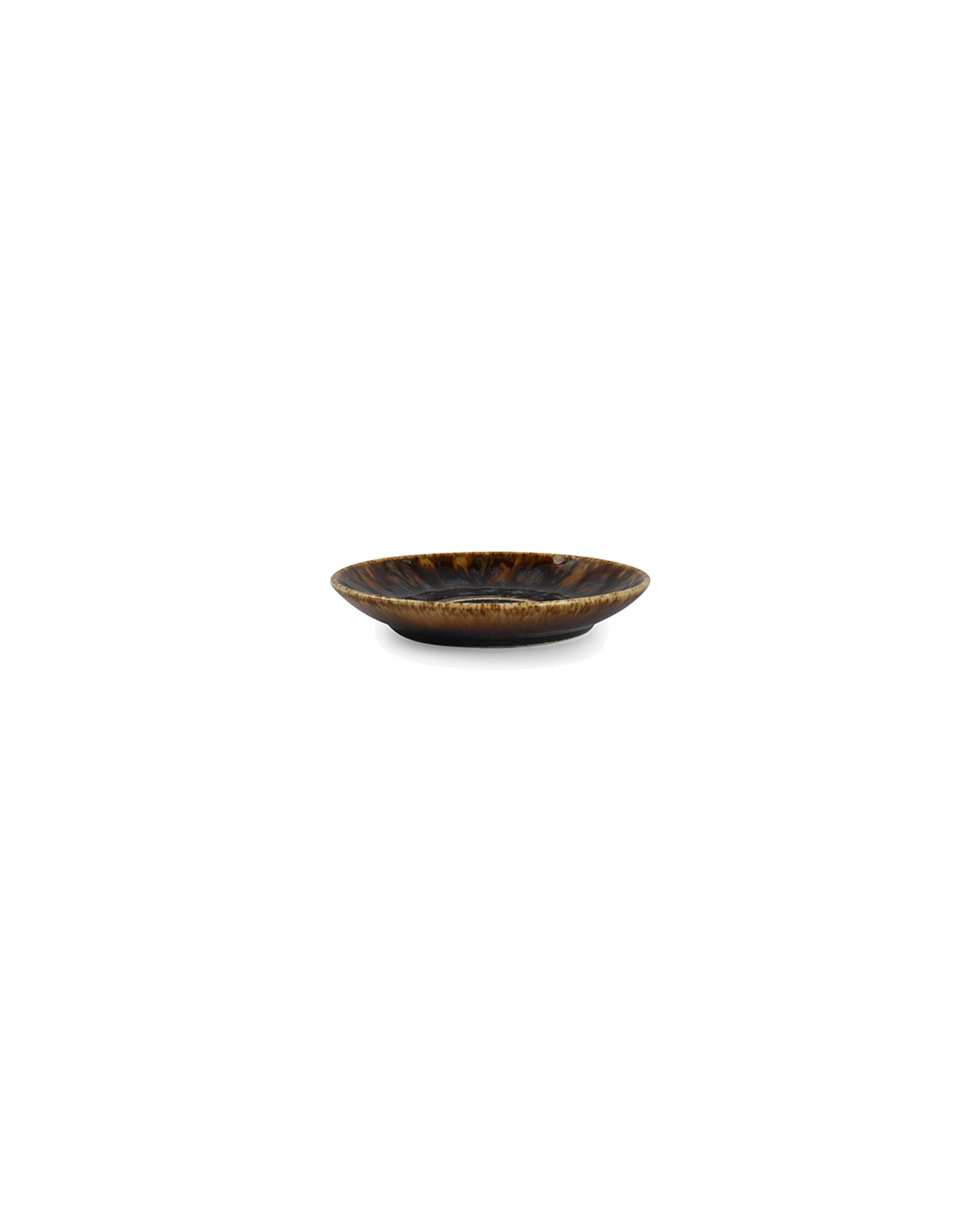 Resto Mokka-Untertasse aus Porzellan, Braun/Blau, Ø 11,5 cm, Ansicht 2