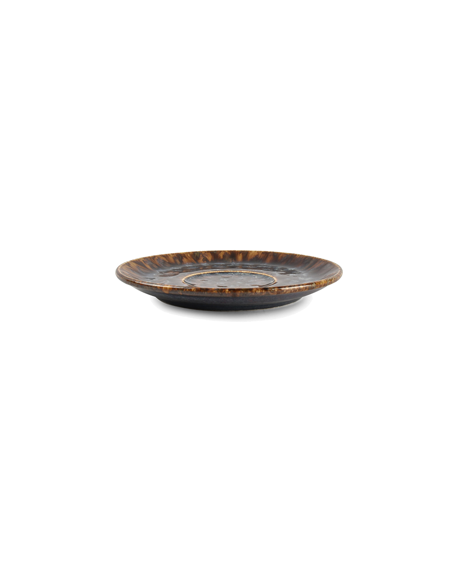 Resto Untertasse aus Porzellan, Braun/Blau, Ø 15 cm, Ansicht 2