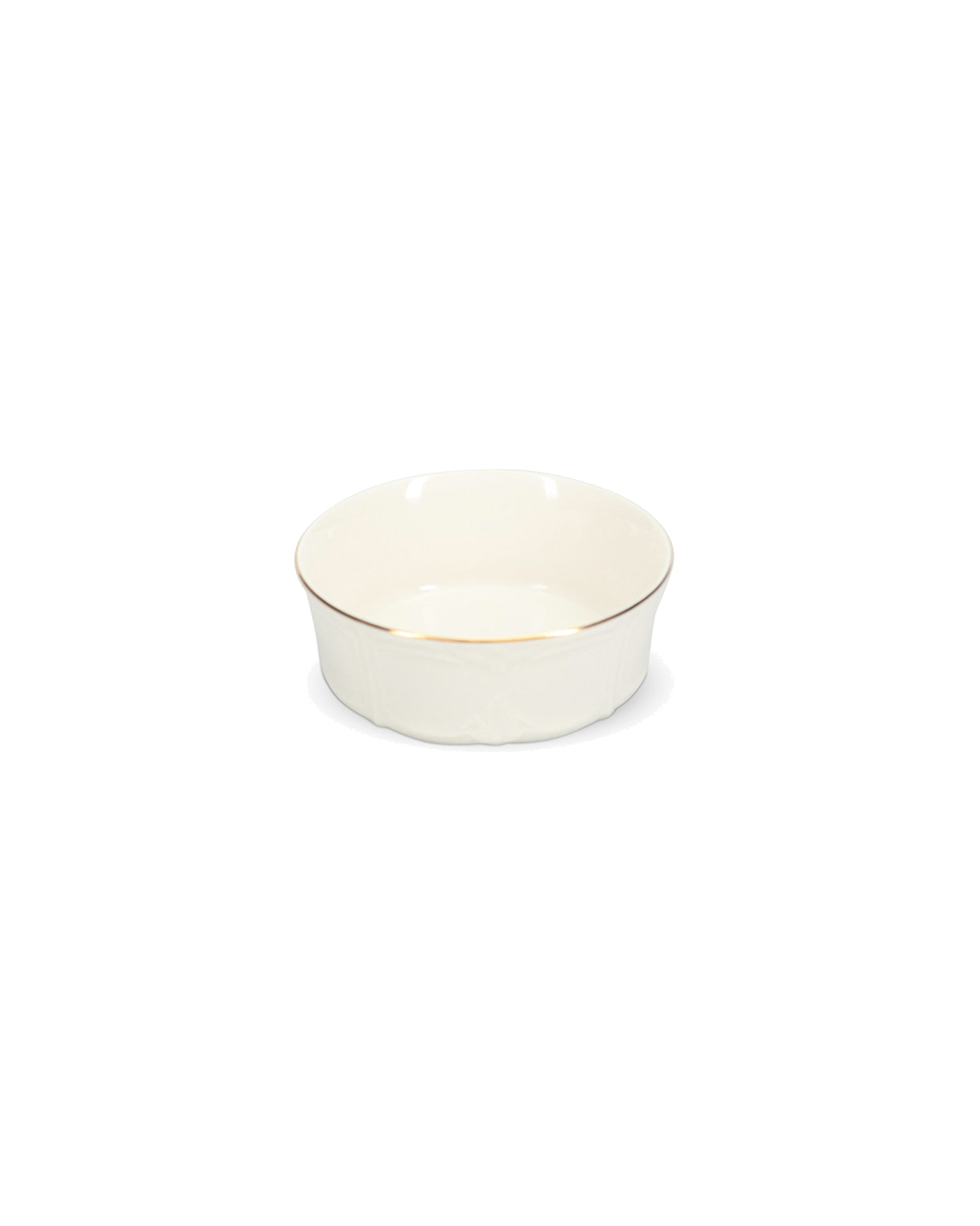 Retro Schale aus Porzellan, mit Goldrand, Ø 13 cm, H 5 cm, Ansicht 2