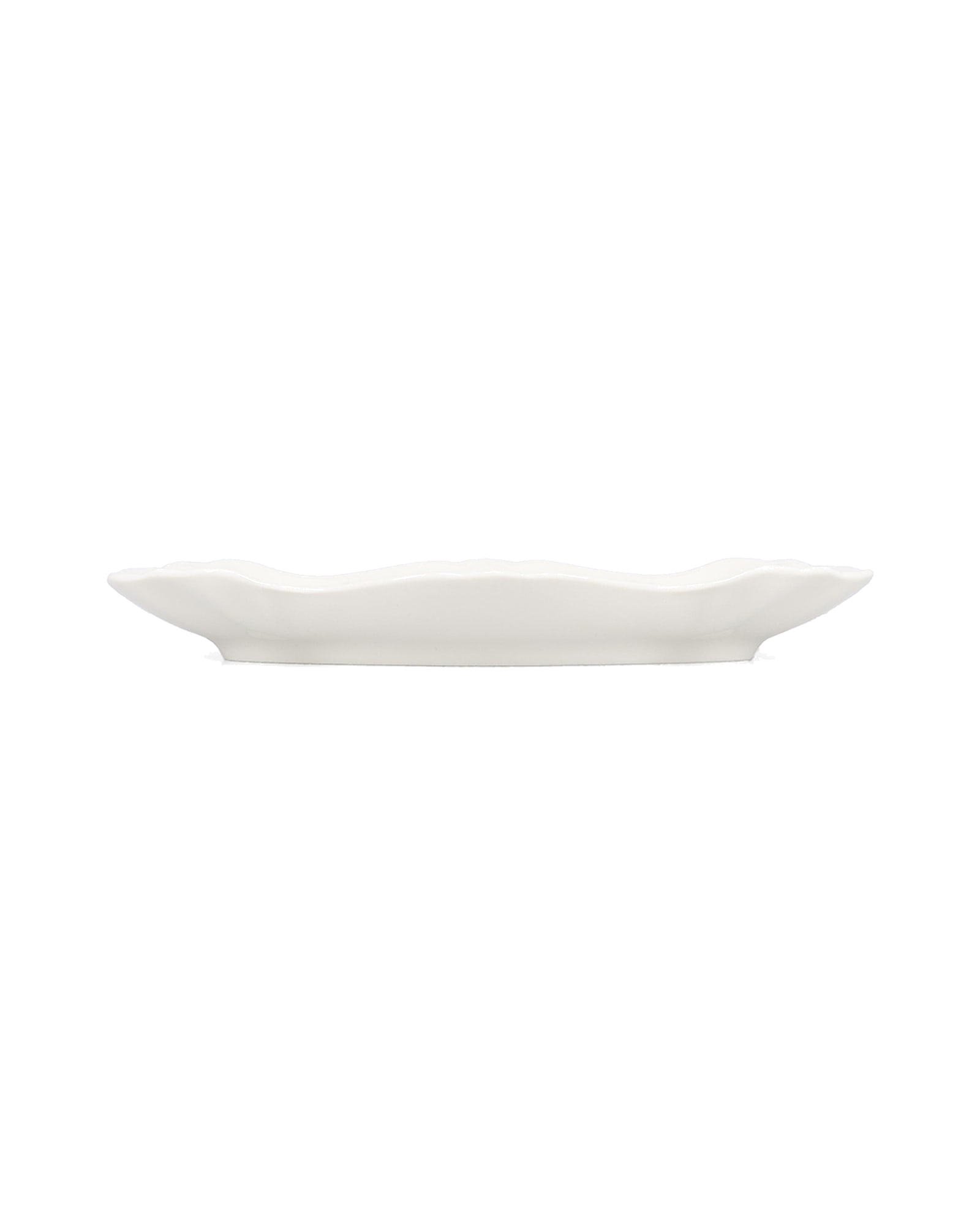 Retro Servierschale aus Porzellan, Blumendekor Braun, 26 × 16 cm, Ansicht 3