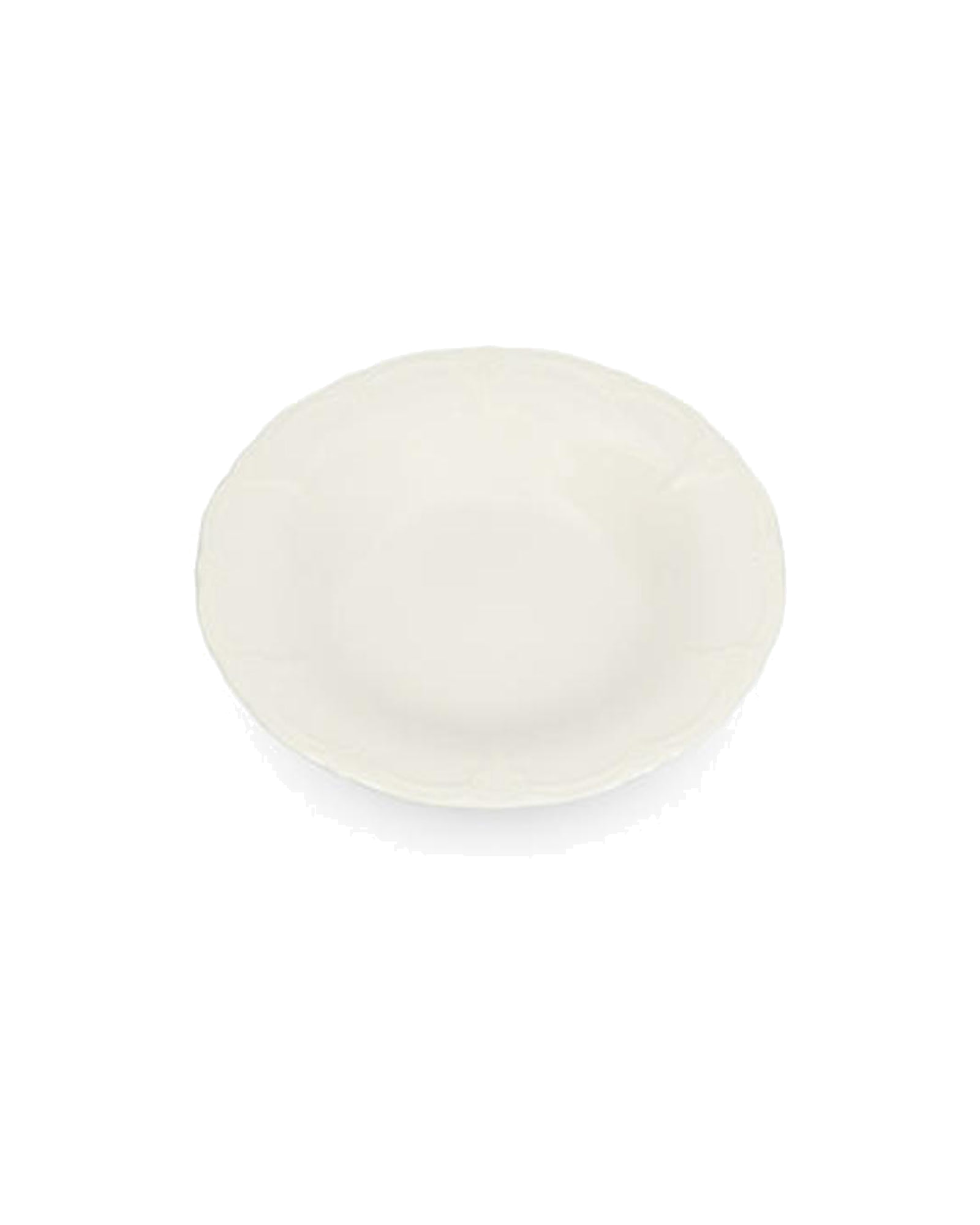 Retro Suppenteller aus Porzellan, Elfenbein, Ø 23,5 cm, H 4 cm, Ansicht 1