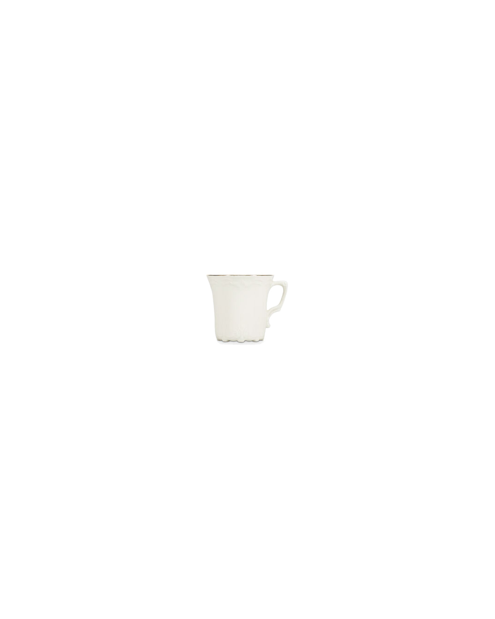 Retro Tasse aus Porzellan, mit Goldrand, 200 ml, Ansicht 1
