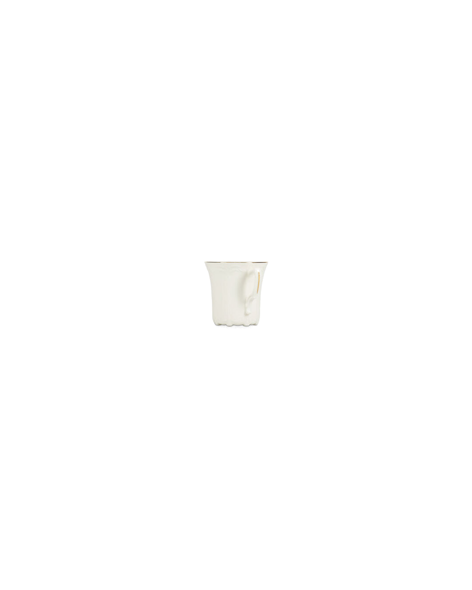 Retro Tasse aus Porzellan, mit Goldrand, 200 ml, Ansicht 2