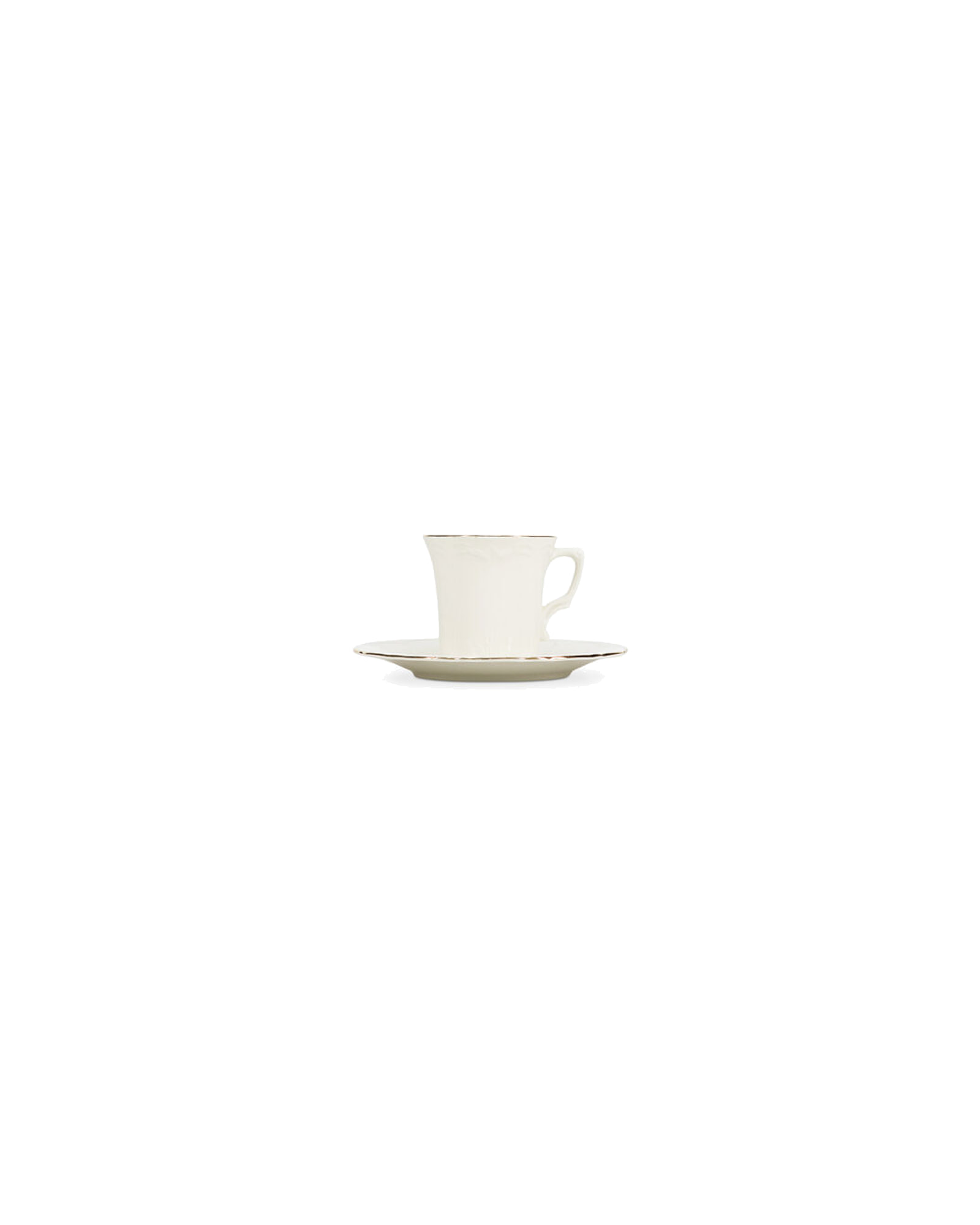 Retro Tasse aus Porzellan, mit Goldrand, 200 ml, Ansicht 3