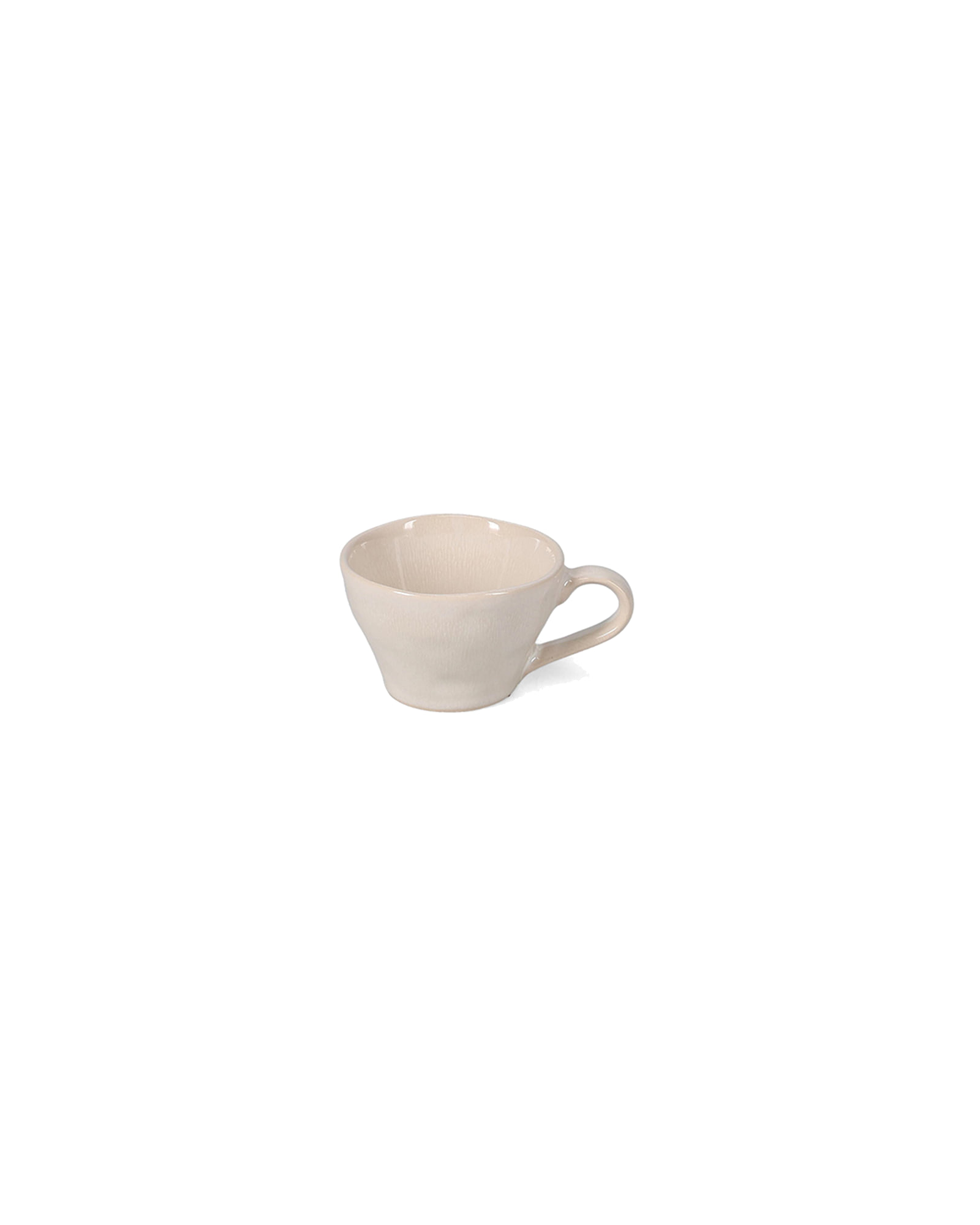 Rocca Mokkatasse aus Steinzeug, Beige, 95 ml, Ansicht 2
