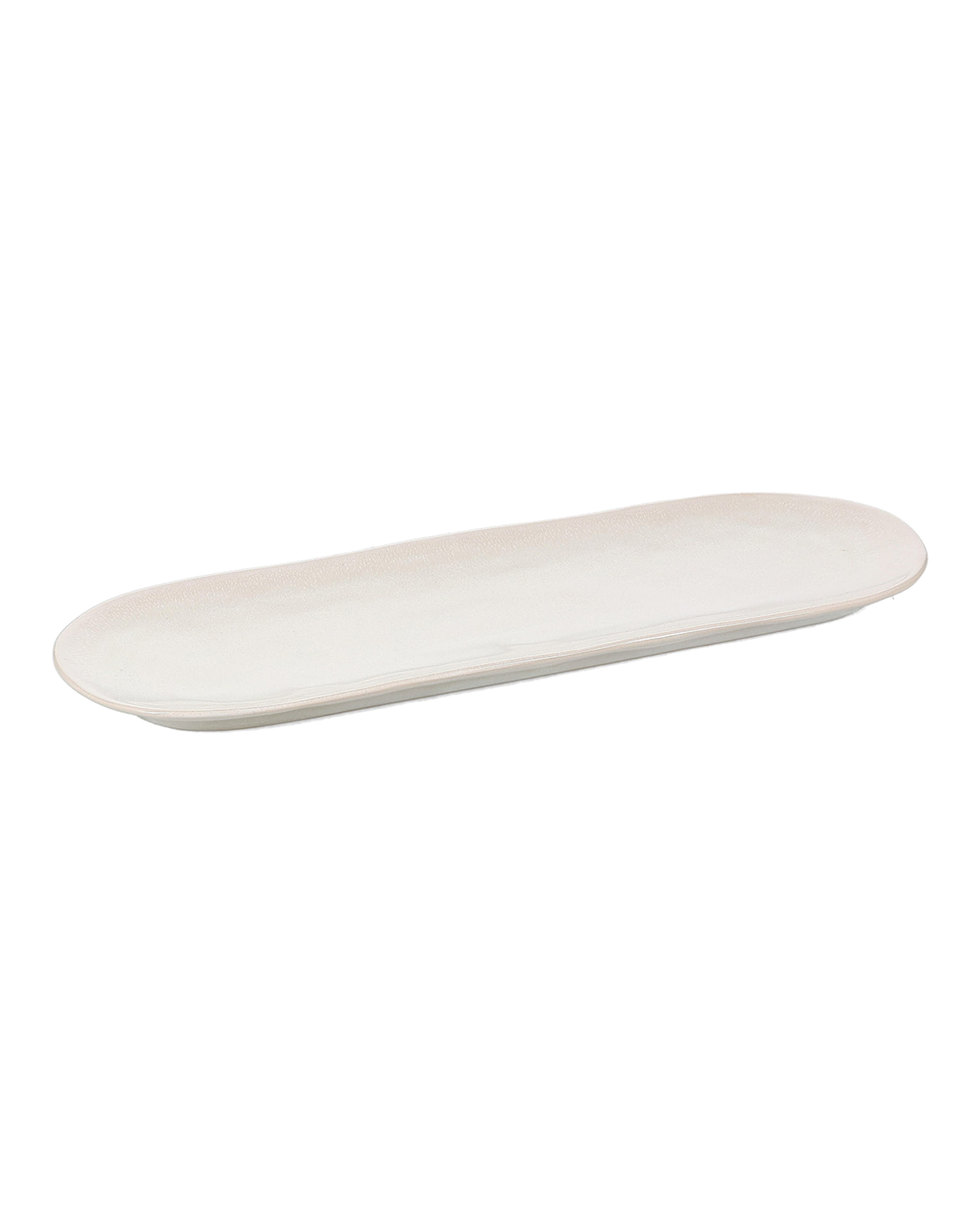 Rocca Servierschale aus Steinzeug, Beige, 36 × 12,5 cm, Ansicht 2