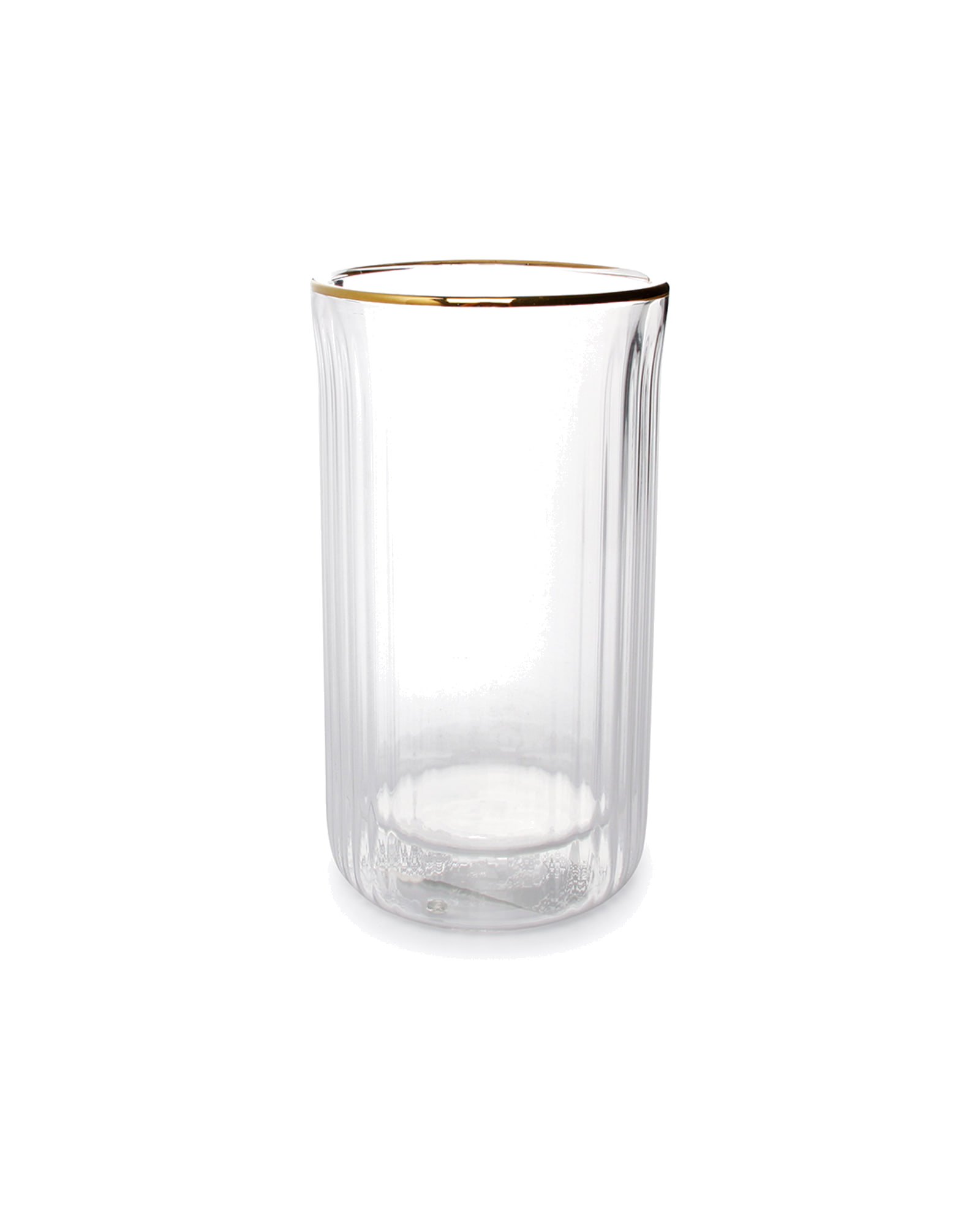 Rome Becher aus doppelwandigem Borosilikatglas, doppelwandig, Ø 8 cm, H 14 cm, Ansicht 1