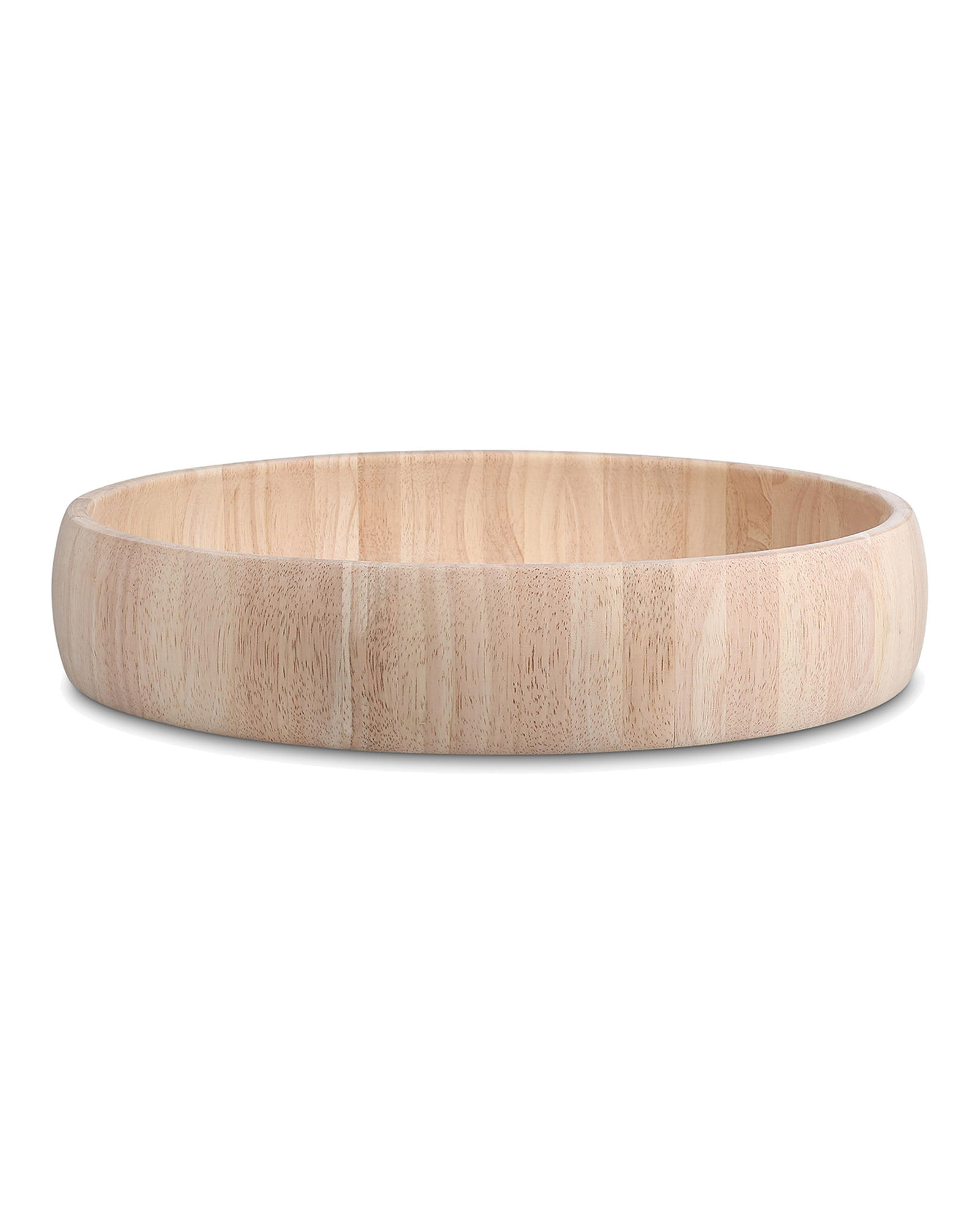 Rural Dekoschale aus Holz, Mangoholz, Ø 37 cm, H 7 cm, Ansicht 1