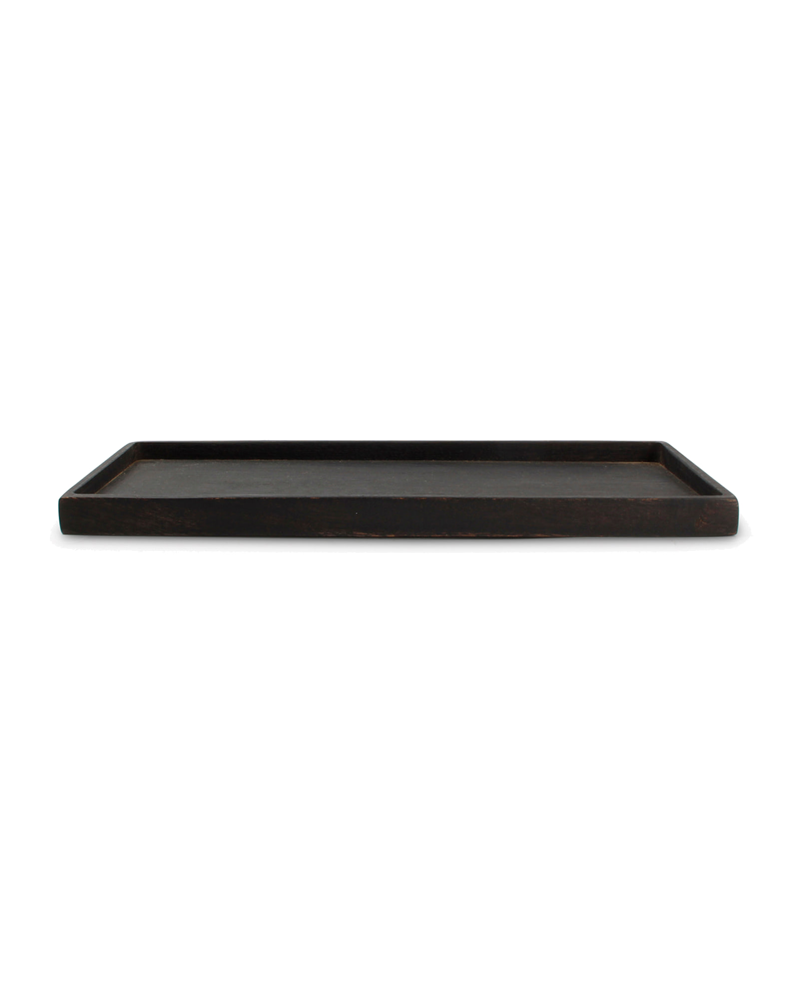 Rural Servierbrett aus Holz, Holz Schwarz, 30 × 13 cm, Ansicht 3
