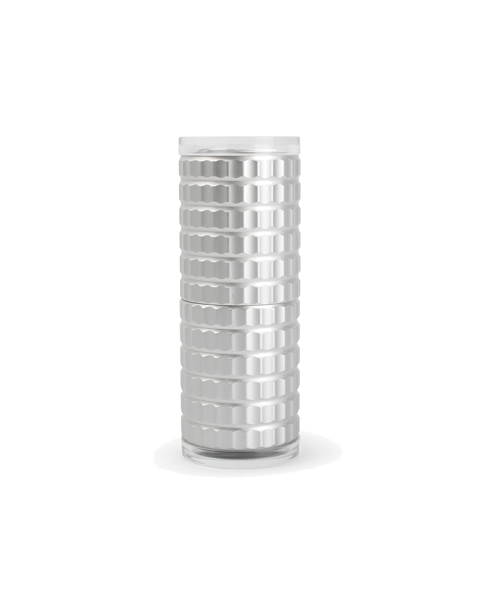 Savor Salz- und Pfeffermühle, gerippt Silber, H 12,5 cm
