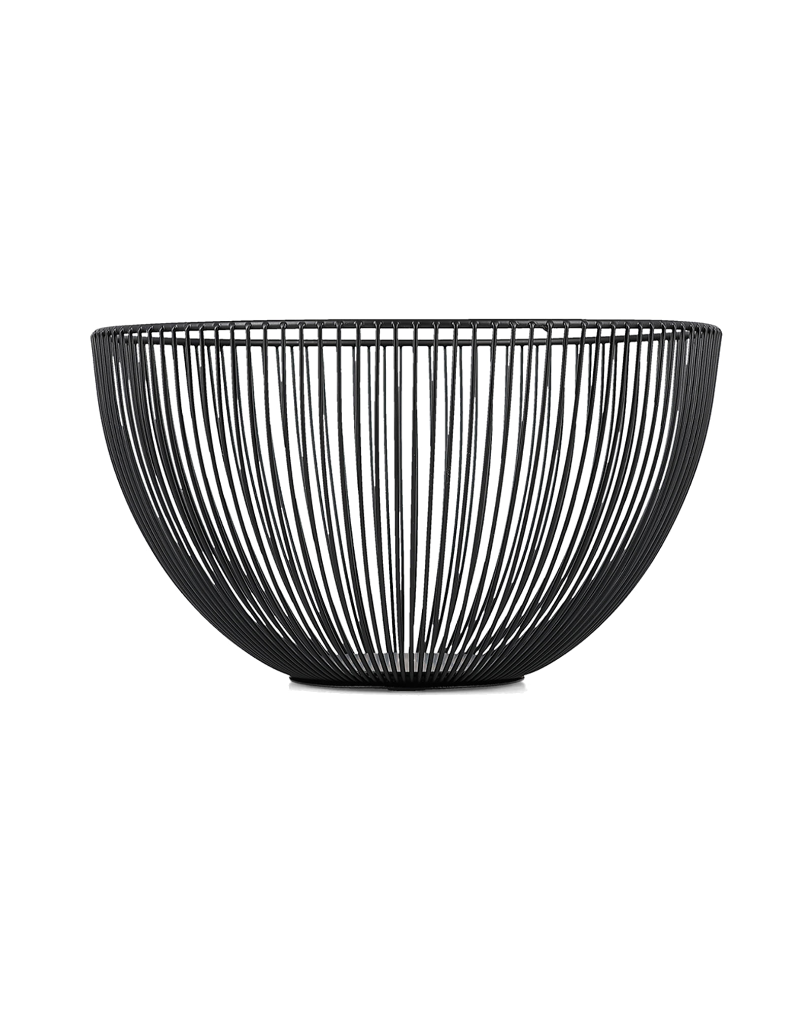 Scala Drahtkorb aus Eisen, Schwarz, Ø 25,5 cm, H 14,5 cm, Ansicht 1