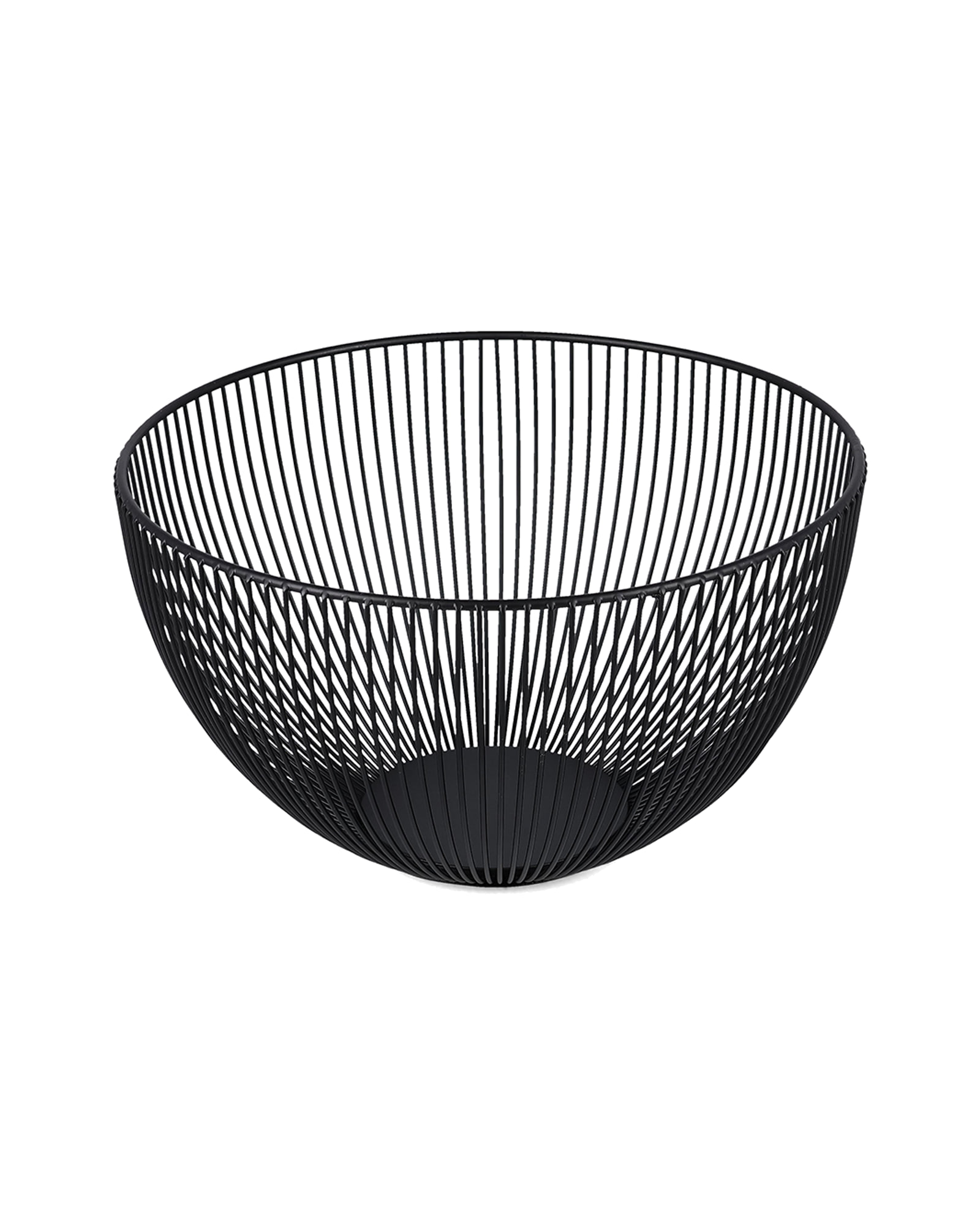 Scala Drahtkorb aus Eisen, Schwarz, Ø 25,5 cm, H 14,5 cm, Ansicht 2