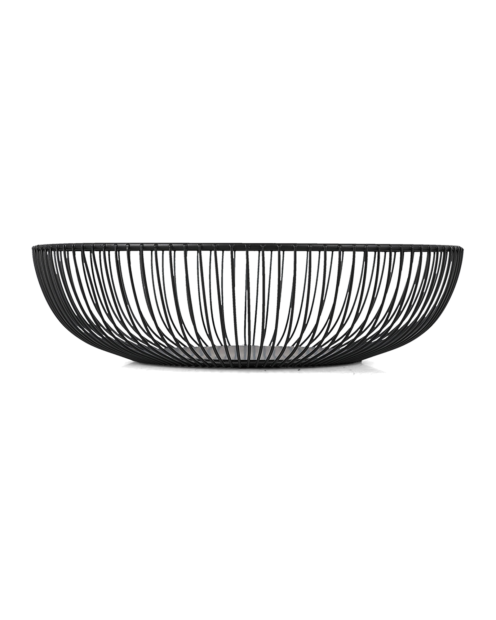 Scala Drahtkorb aus Eisen, Schwarz, Ø 28,5 cm, H 8 cm, Ansicht 1