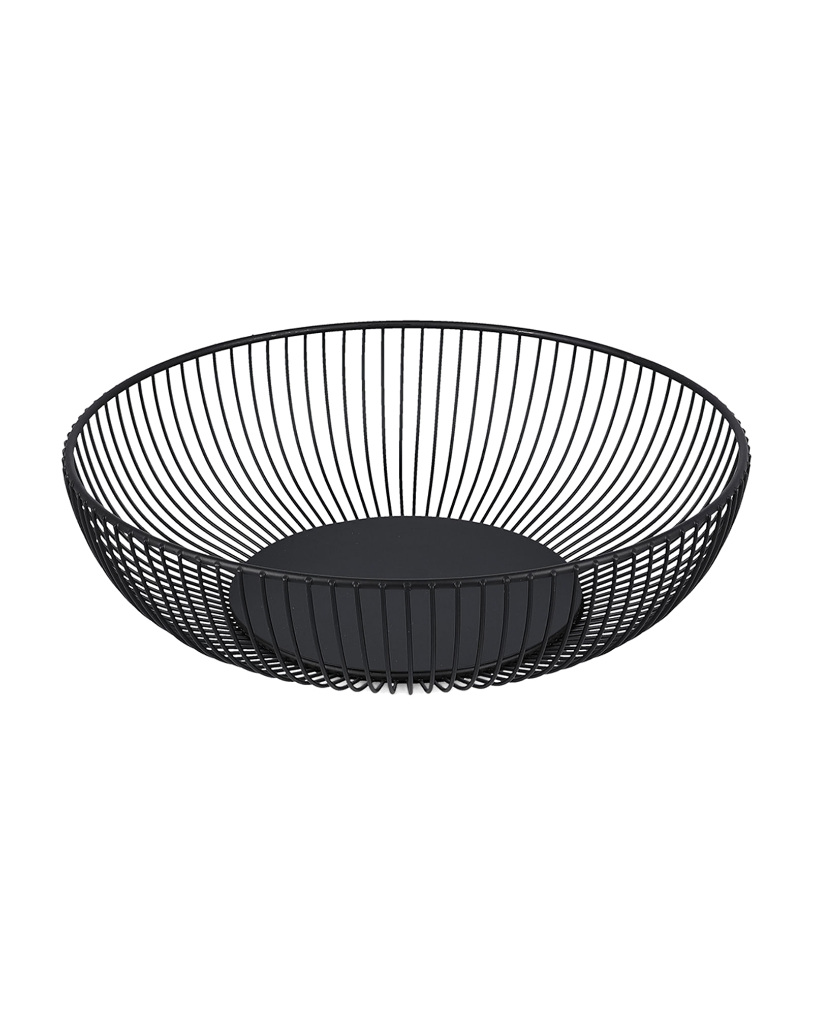 Scala Drahtkorb aus Eisen, Schwarz, Ø 28,5 cm, H 8 cm, Ansicht 2