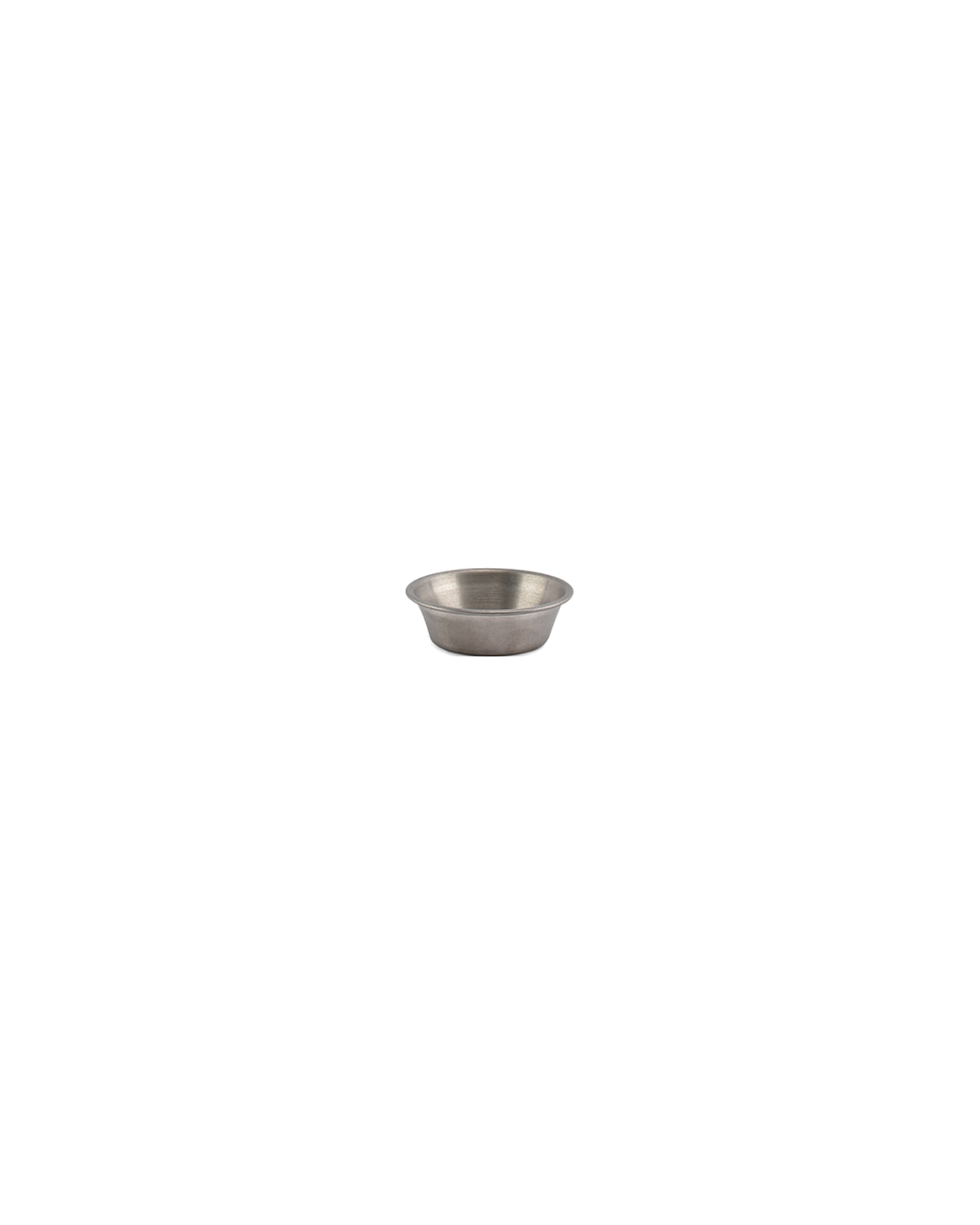 Serve Schale aus Edelstahl, Antiksilber, Ø 7 cm, H 2,5 cm