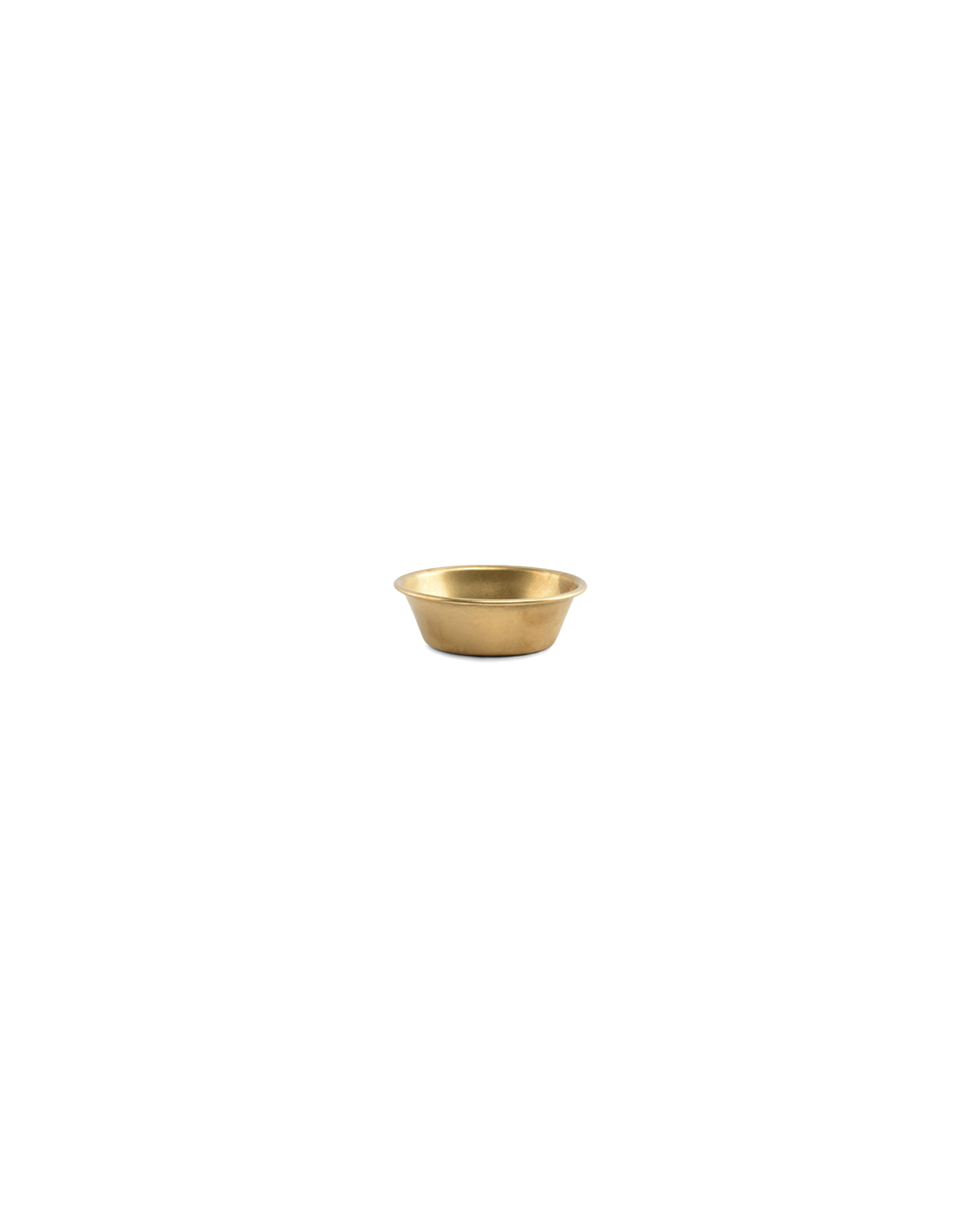 Serve Schale aus Edelstahl, Antikgold, Ø 7 cm, H 2,5 cm, Ansicht 1
