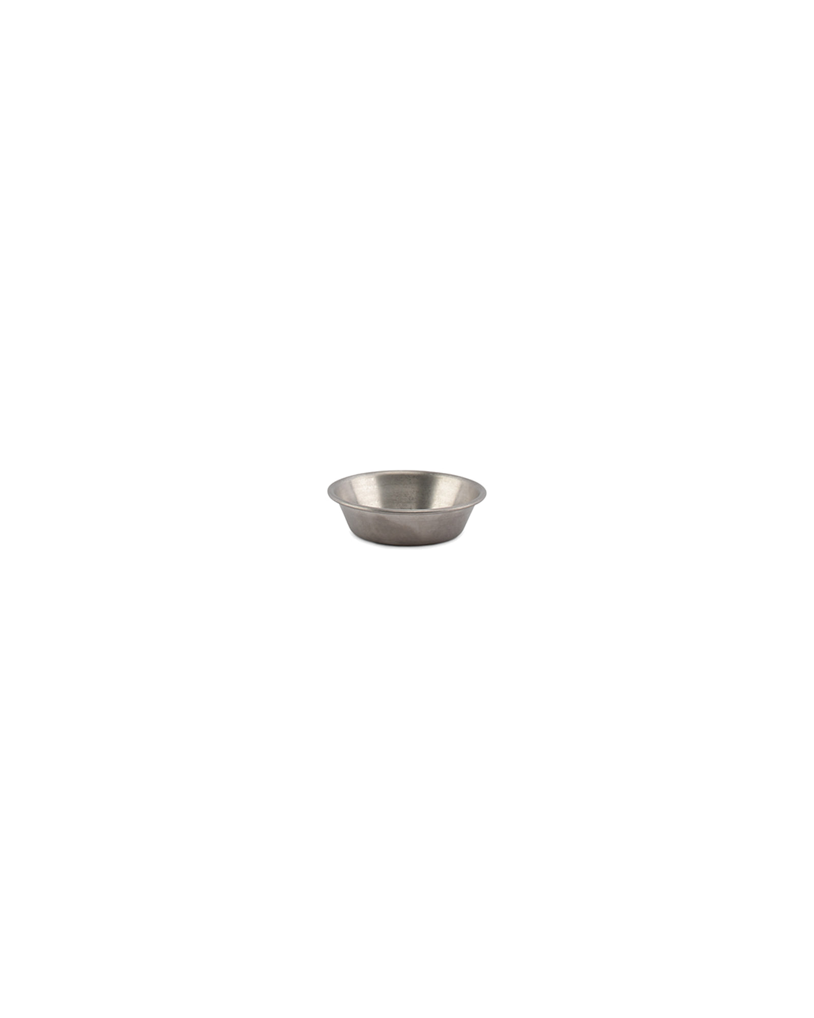 Serve Schale aus Edelstahl, Antiksilber, Ø 8,5 cm, H 2,5 cm