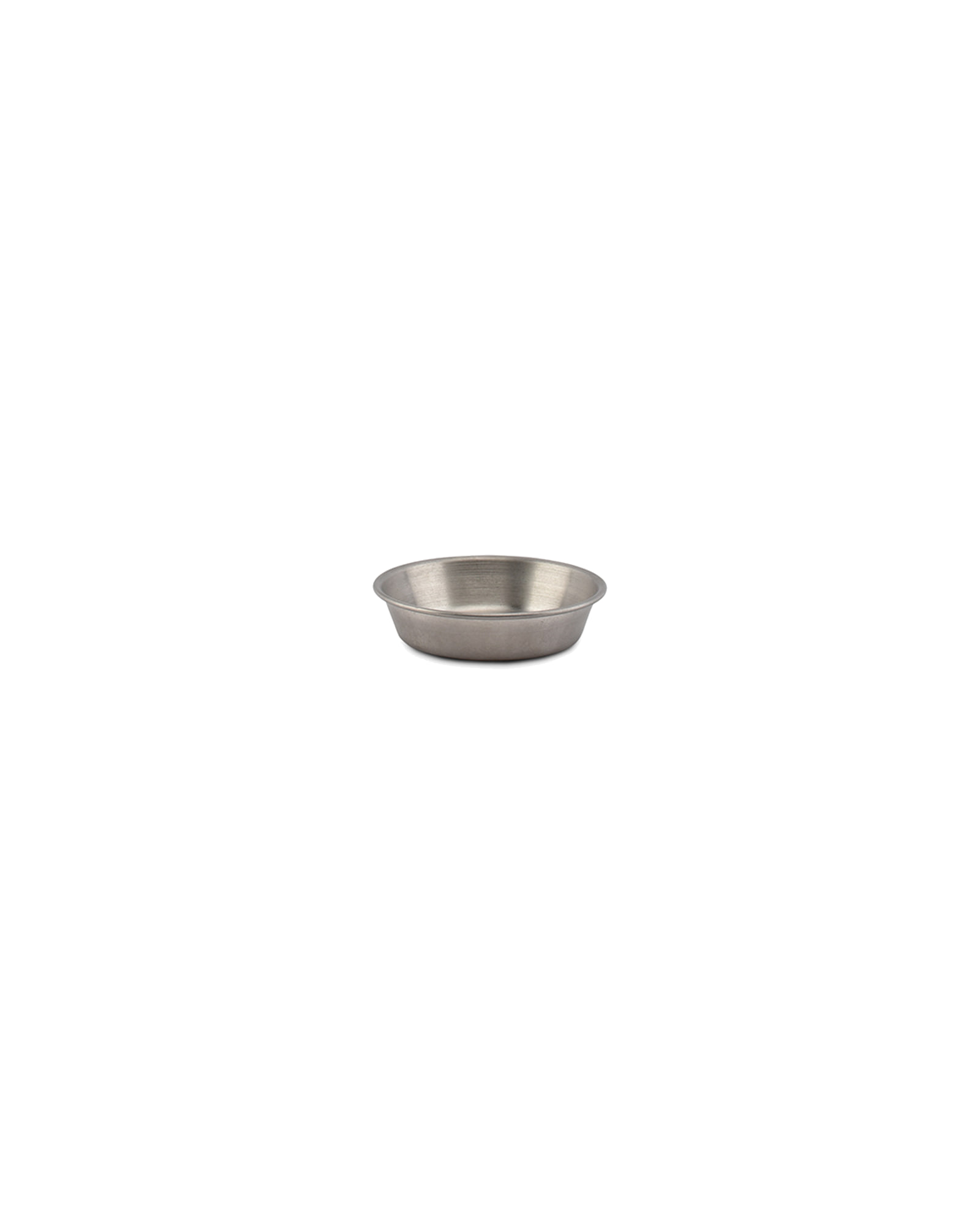 Serve Schale aus Edelstahl, Antiksilber, Ø 10,5 cm, H 2,5 cm