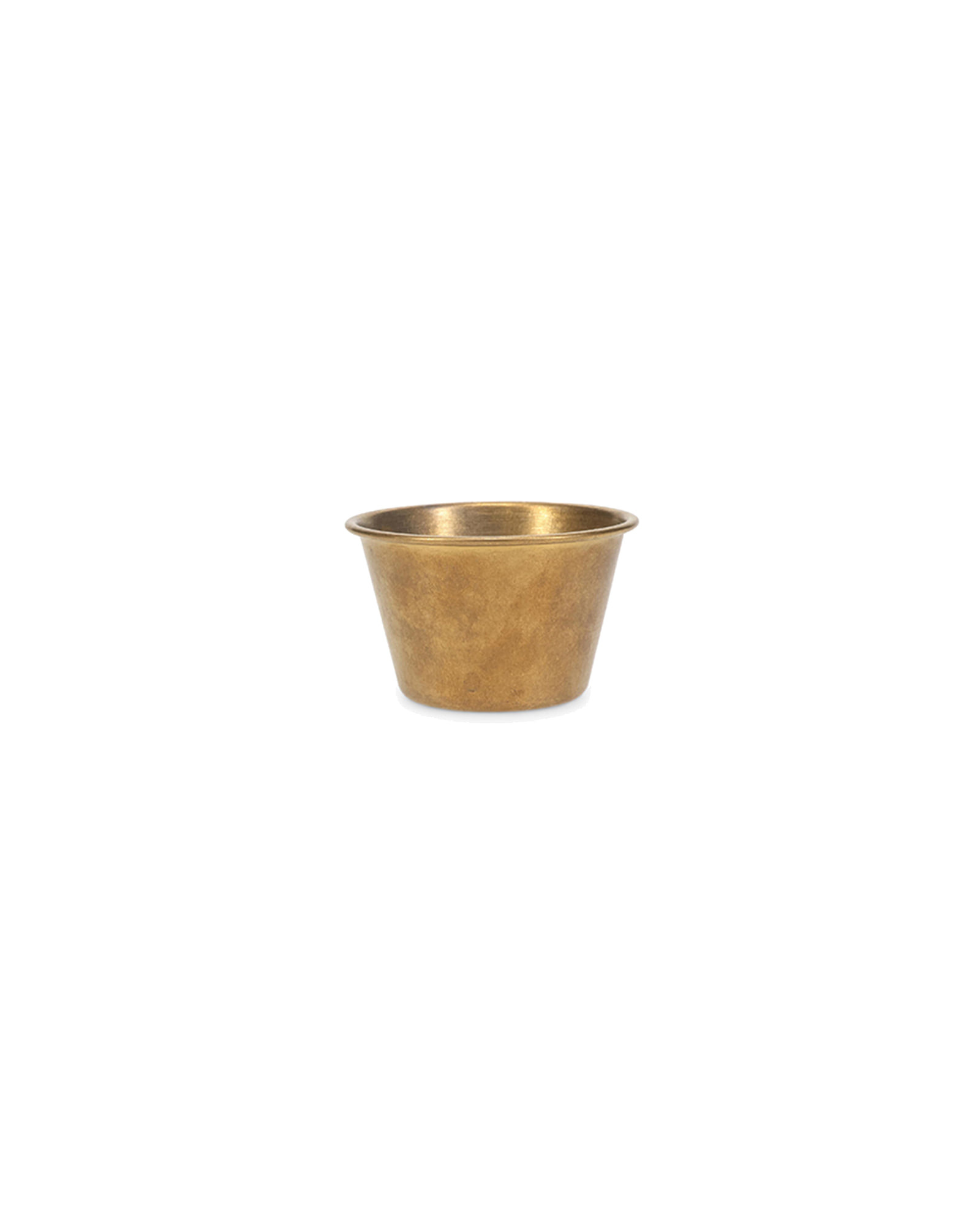 Serve Schale aus Edelstahl, Antikgold, 110 ml, Ø 7 cm, H 4,5 cm, Ansicht 1