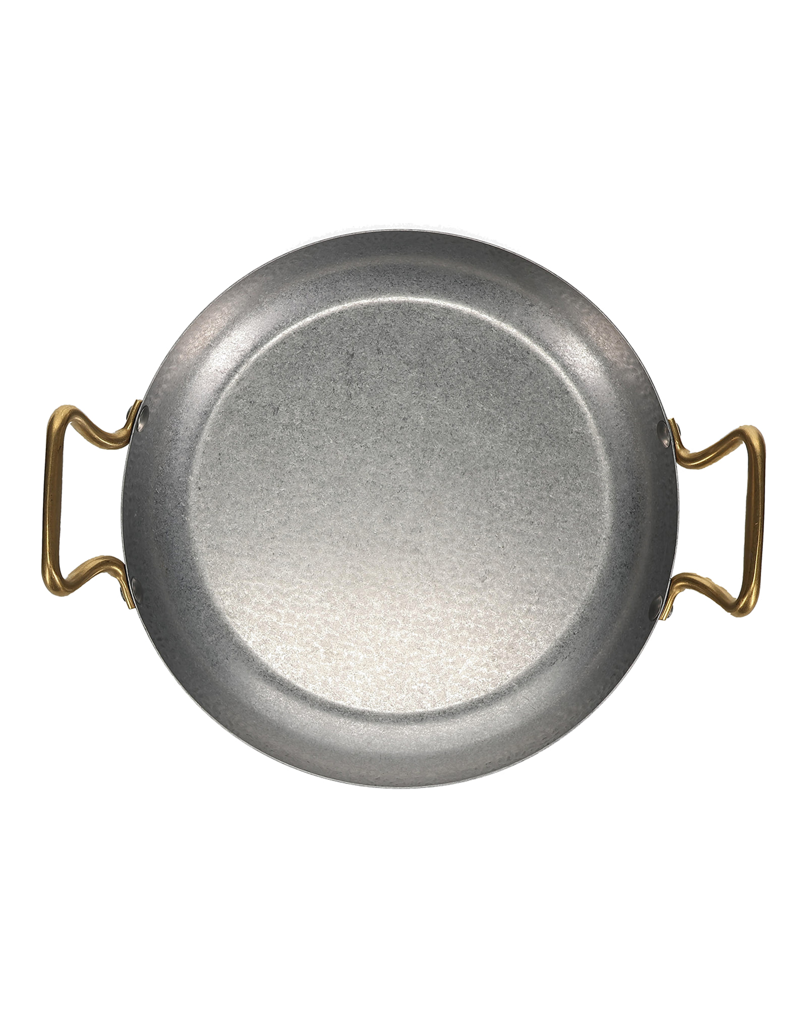 Serve Servierschale aus gehämmertem Edelstahl, mit Goldgriff, gehämmert Antiksilber, Ø 28 cm, H 5 cm, Ansicht 3