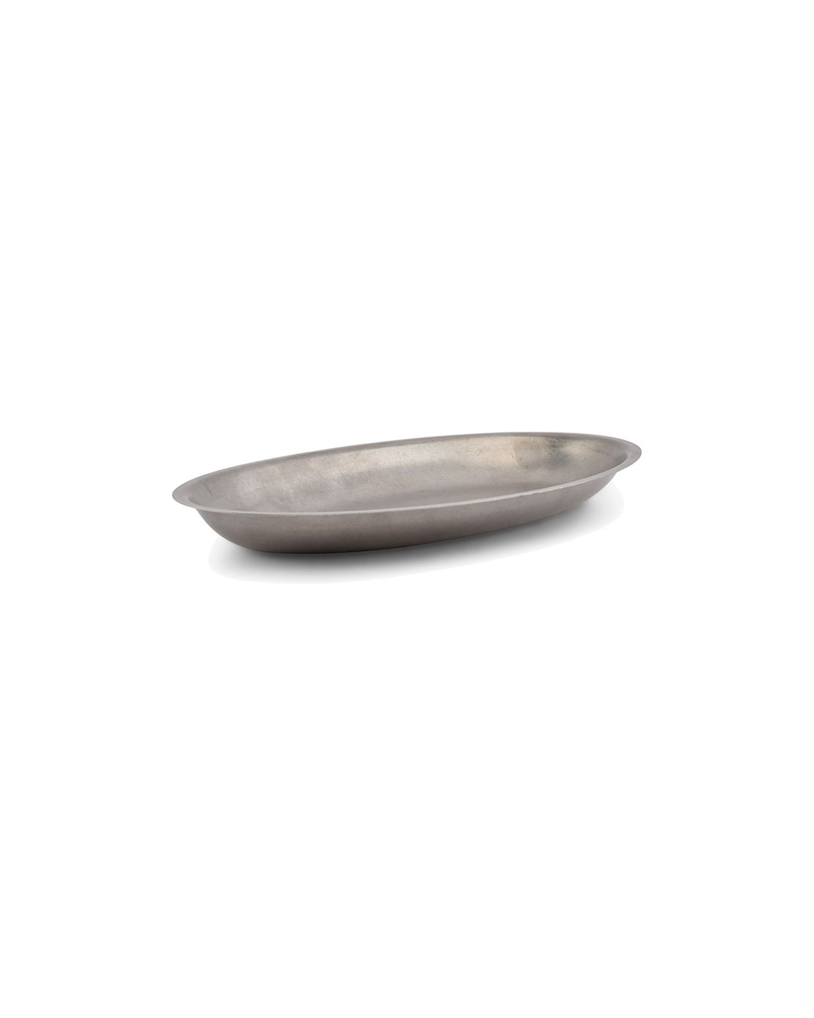 Serve Servierschale aus Edelstahl, Antiksilber, 30 × 18,5 cm, H 2,5 cm, Ansicht 1
