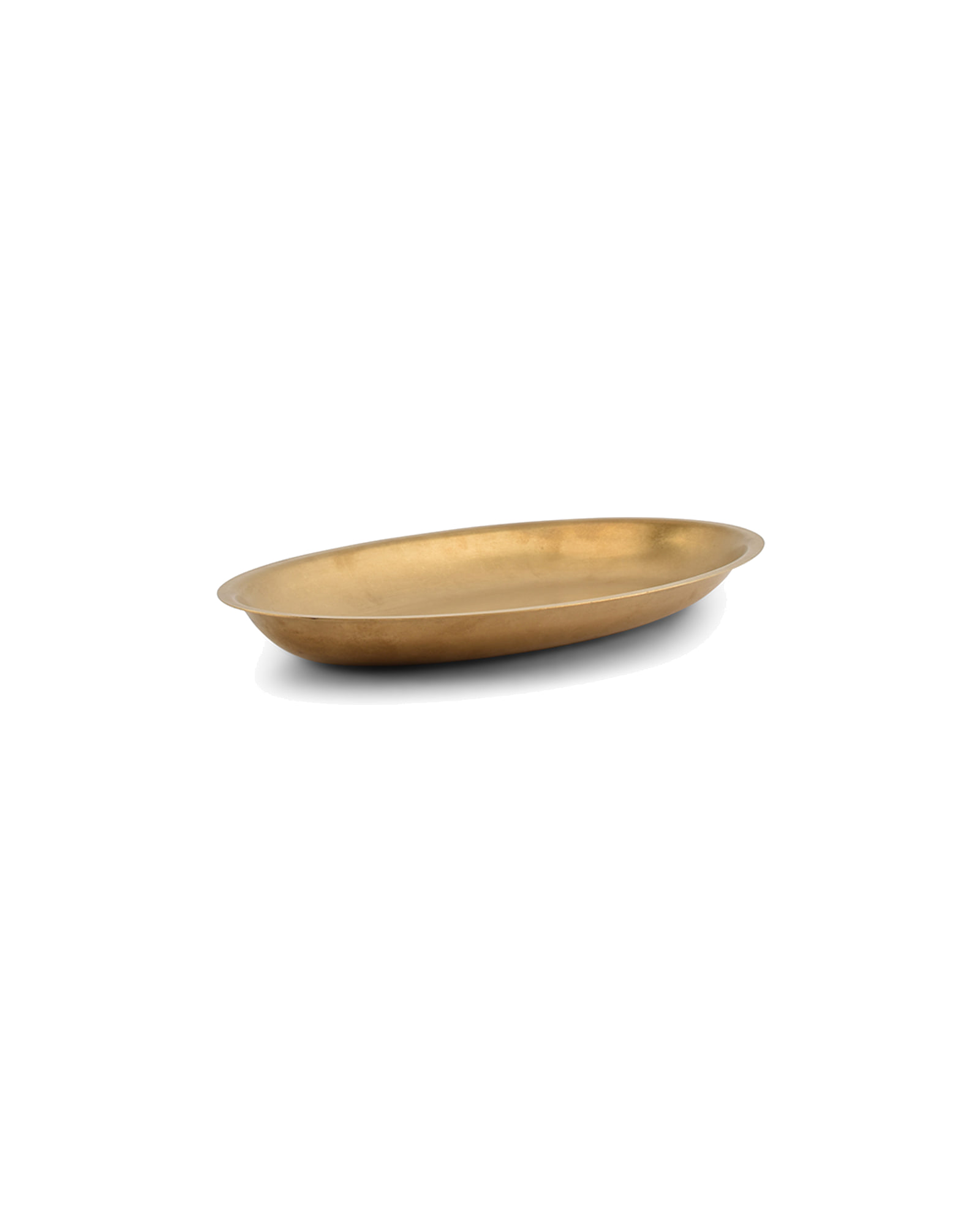 Serve Servierschale aus Edelstahl, Antikgold, 30 × 18,5 cm, H 2,5 cm, Ansicht 1