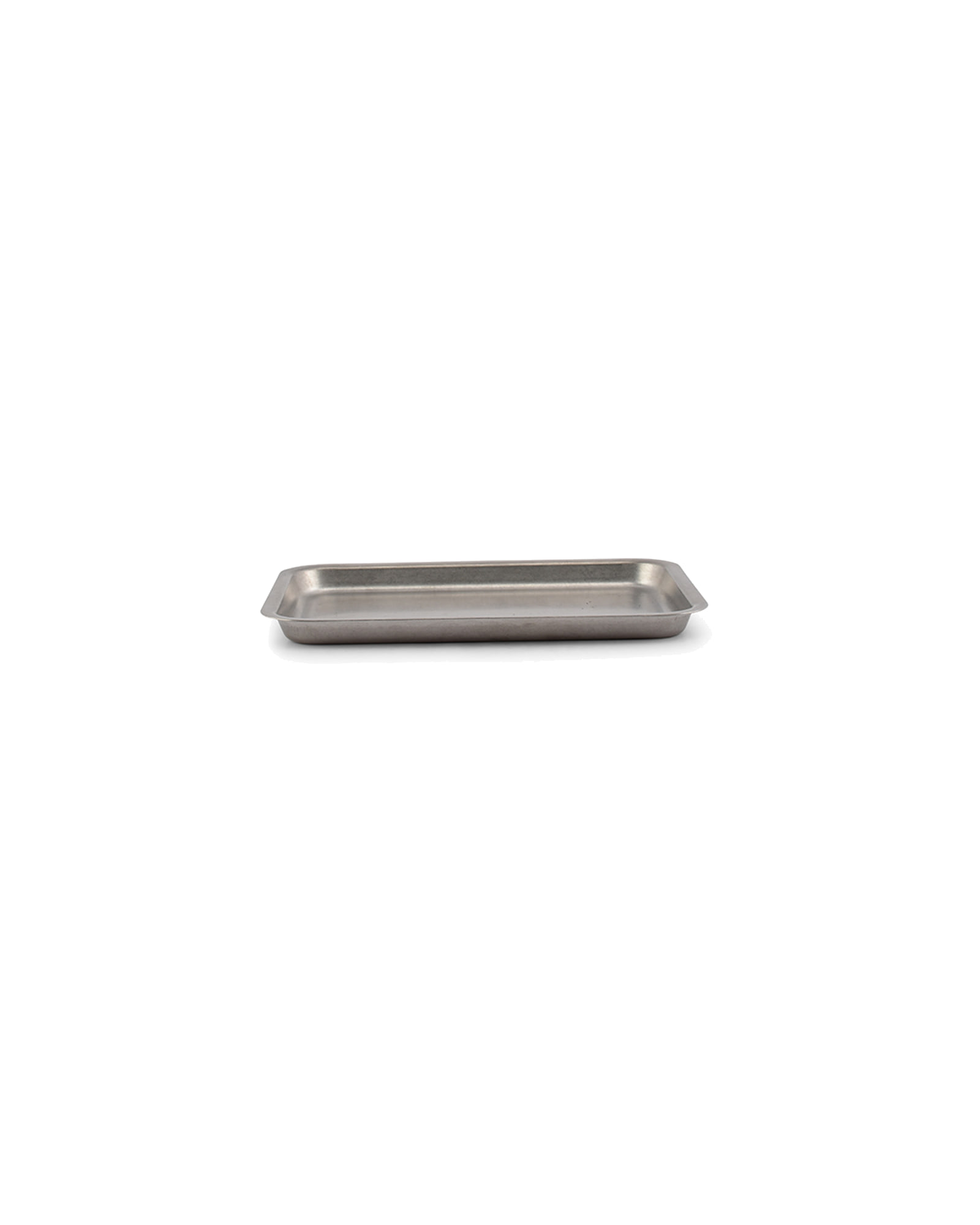 Serve Serviertablett aus Edelstahl, Antiksilber, 19 × 14 cm, H 1,5 cm, Ansicht 1
