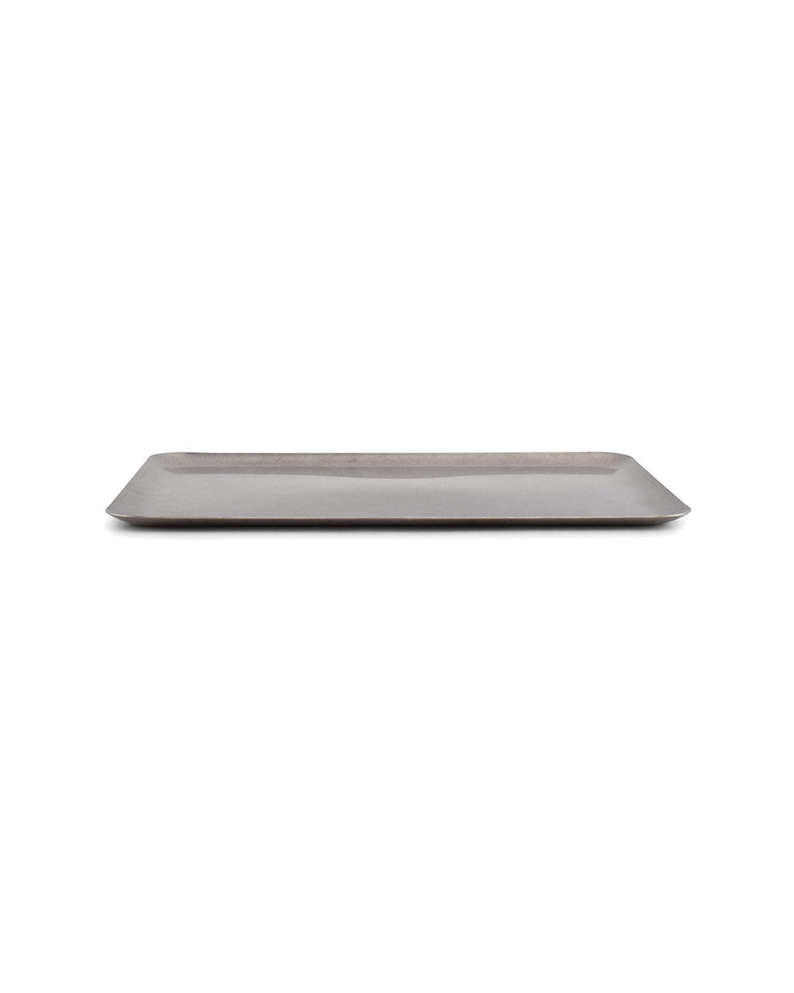 Serve Serviertablett aus Edelstahl, Antiksilber, 30 × 20 cm, Ansicht 1