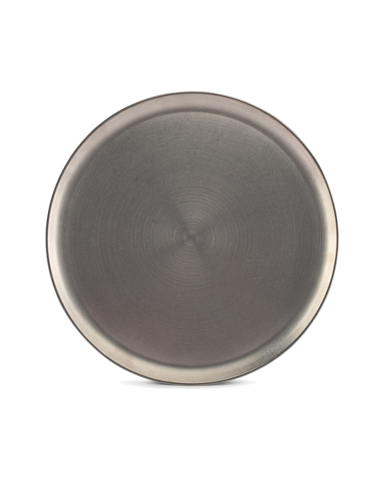 Serve Serviertablett aus Edelstahl, Antiksilber, Ø 40 cm, H 1,5 cm, Ansicht 2