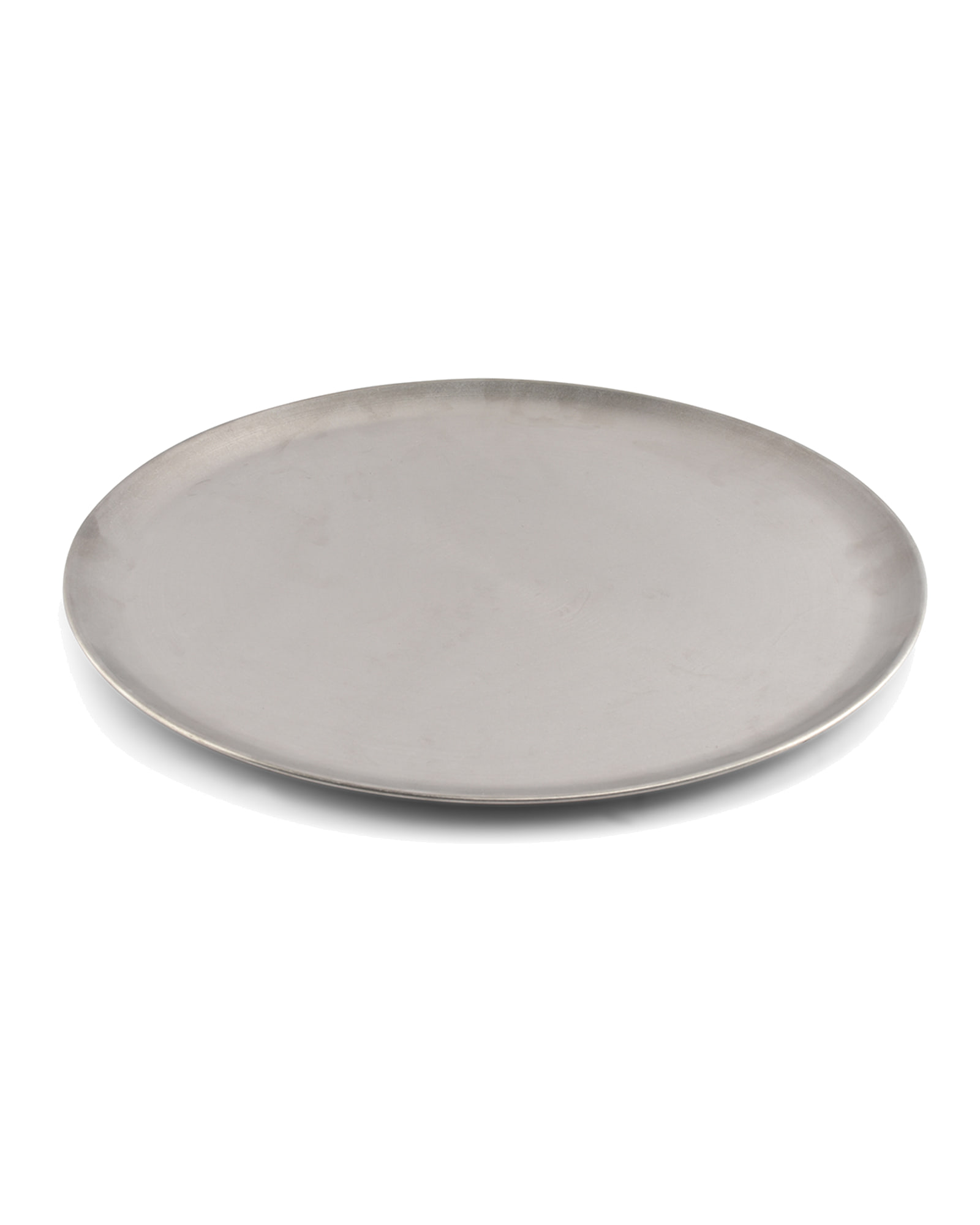 Serve Serviertablett aus Edelstahl, Antiksilber, Ø 40 cm, H 1,5 cm, Ansicht 3
