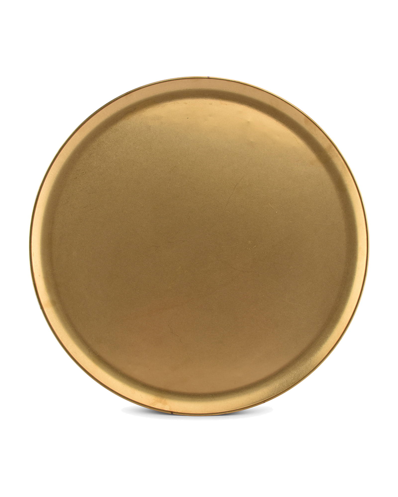 Serve Serviertablett aus Edelstahl, Antikgold, Ø 44,5 cm, H 1 cm, Ansicht 2